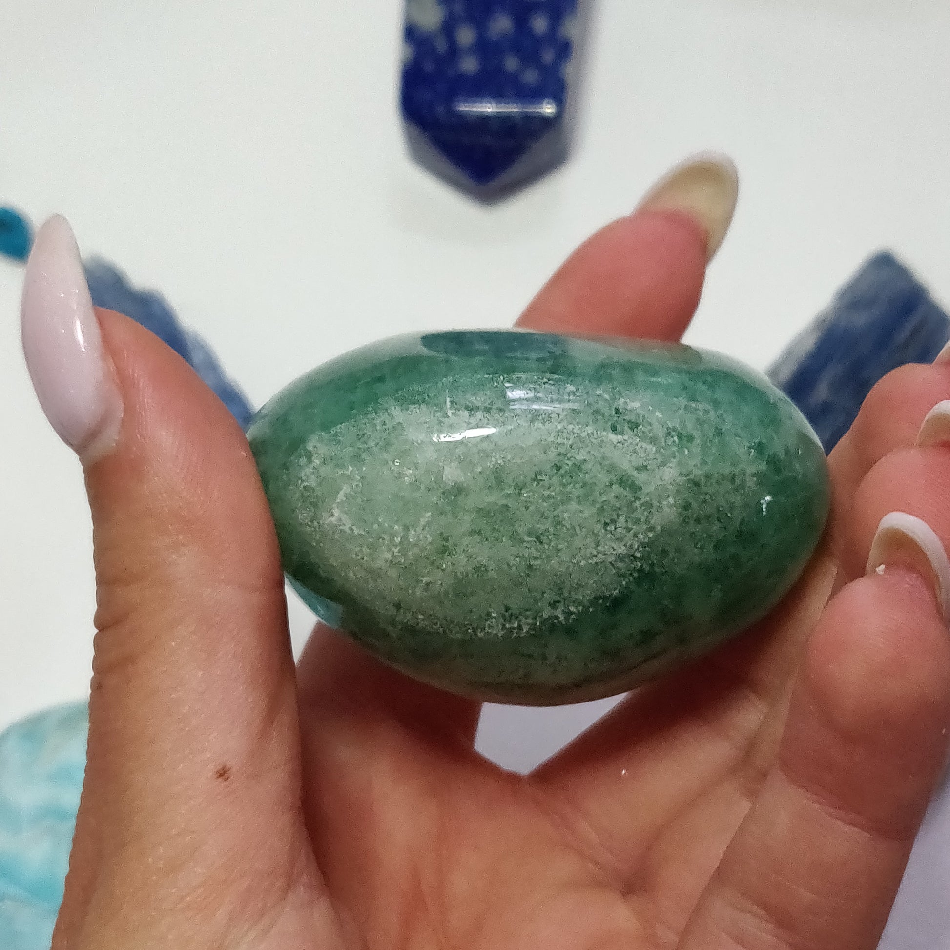 Fluorite Palm Stone (#14) - Simply Affinity