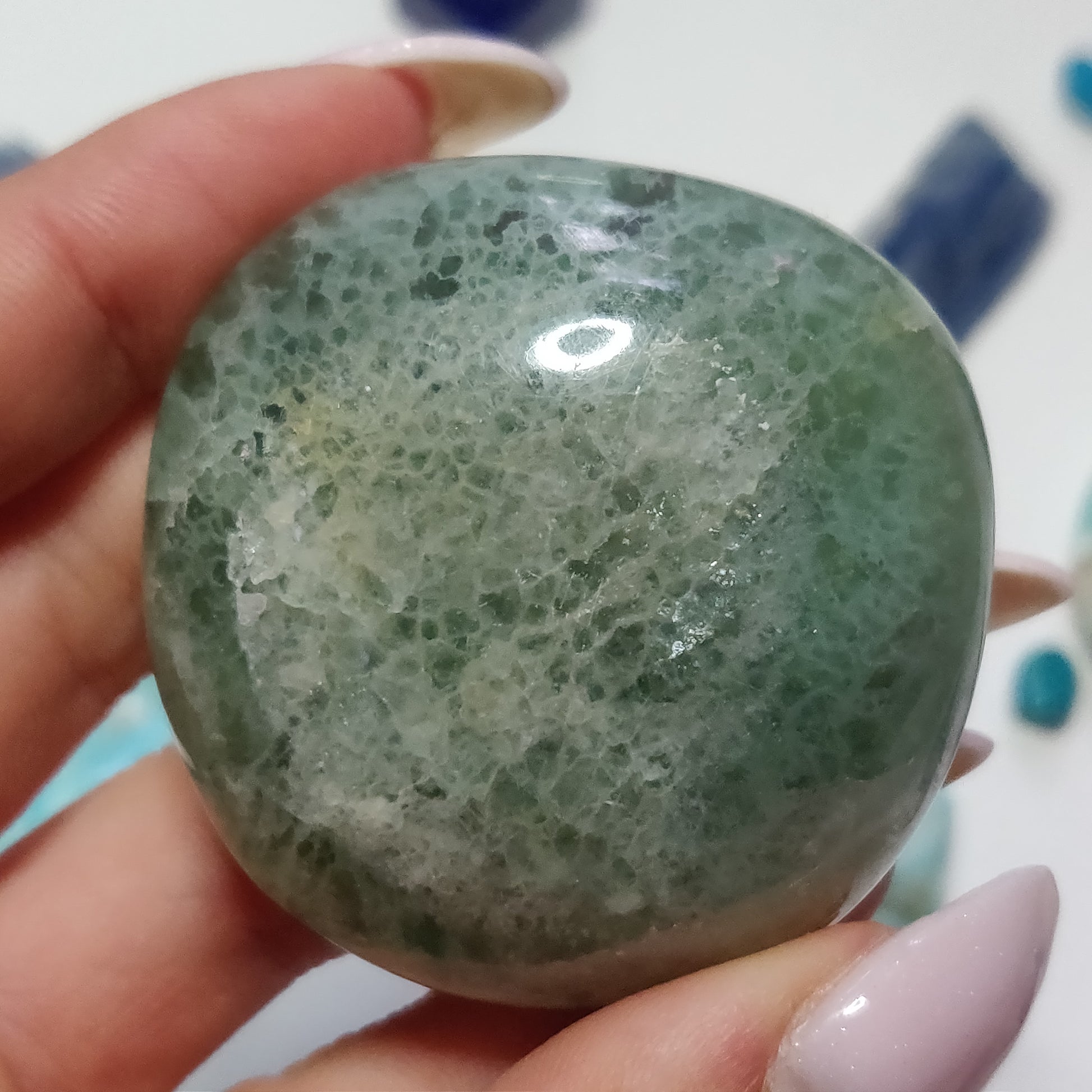 Fluorite Palm Stone (#17) - Simply Affinity
