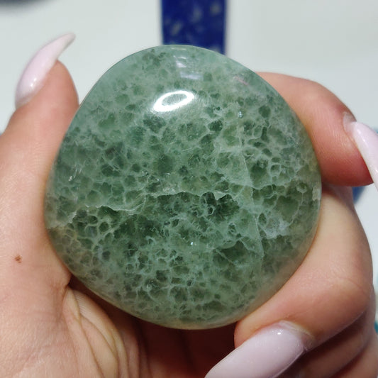 Fluorite Palm Stone (#17) - Simply Affinity