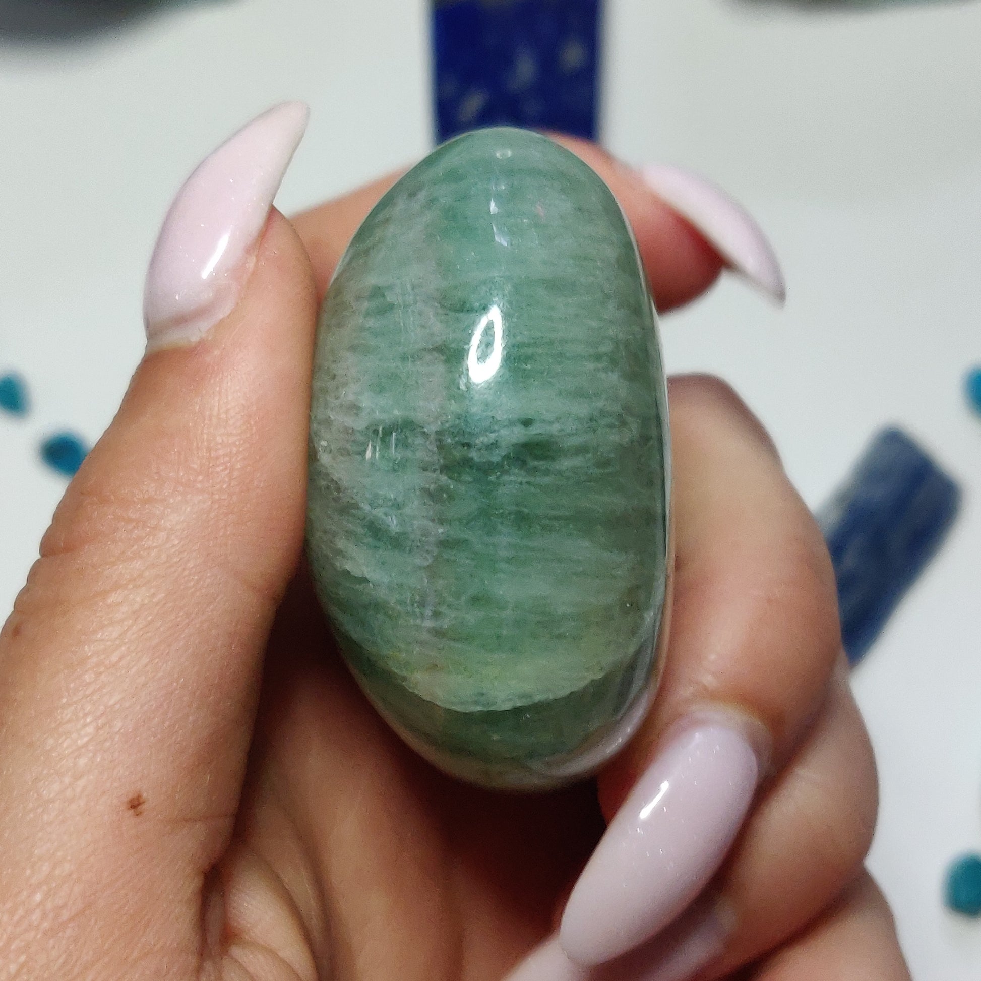 Fluorite Palm Stone (#17) - Simply Affinity