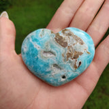 Blue Aragonite Heart (#4) - Simply Affinity