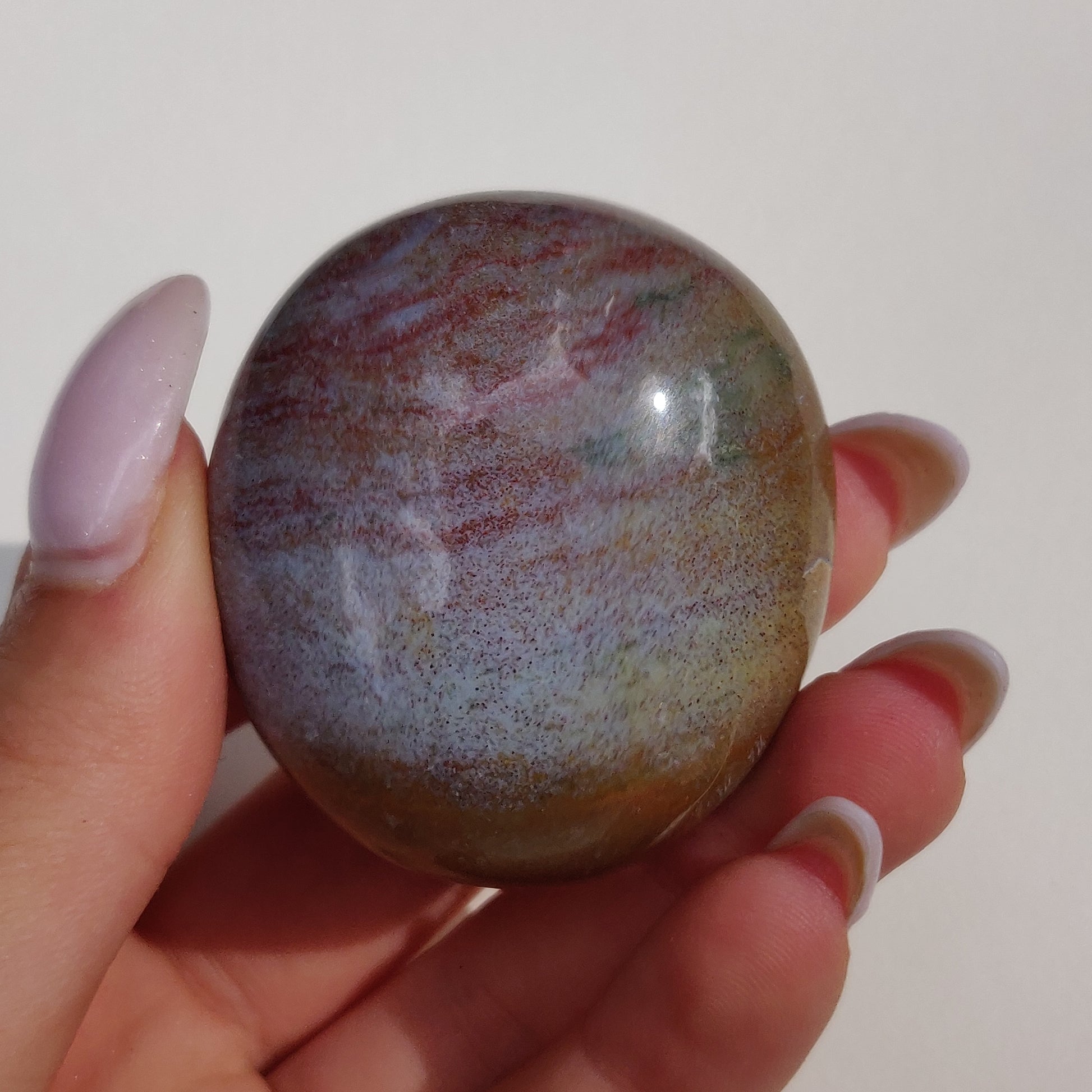 Rainbow Spirit Jasper Palm Stone (#3) - Simply Affinity