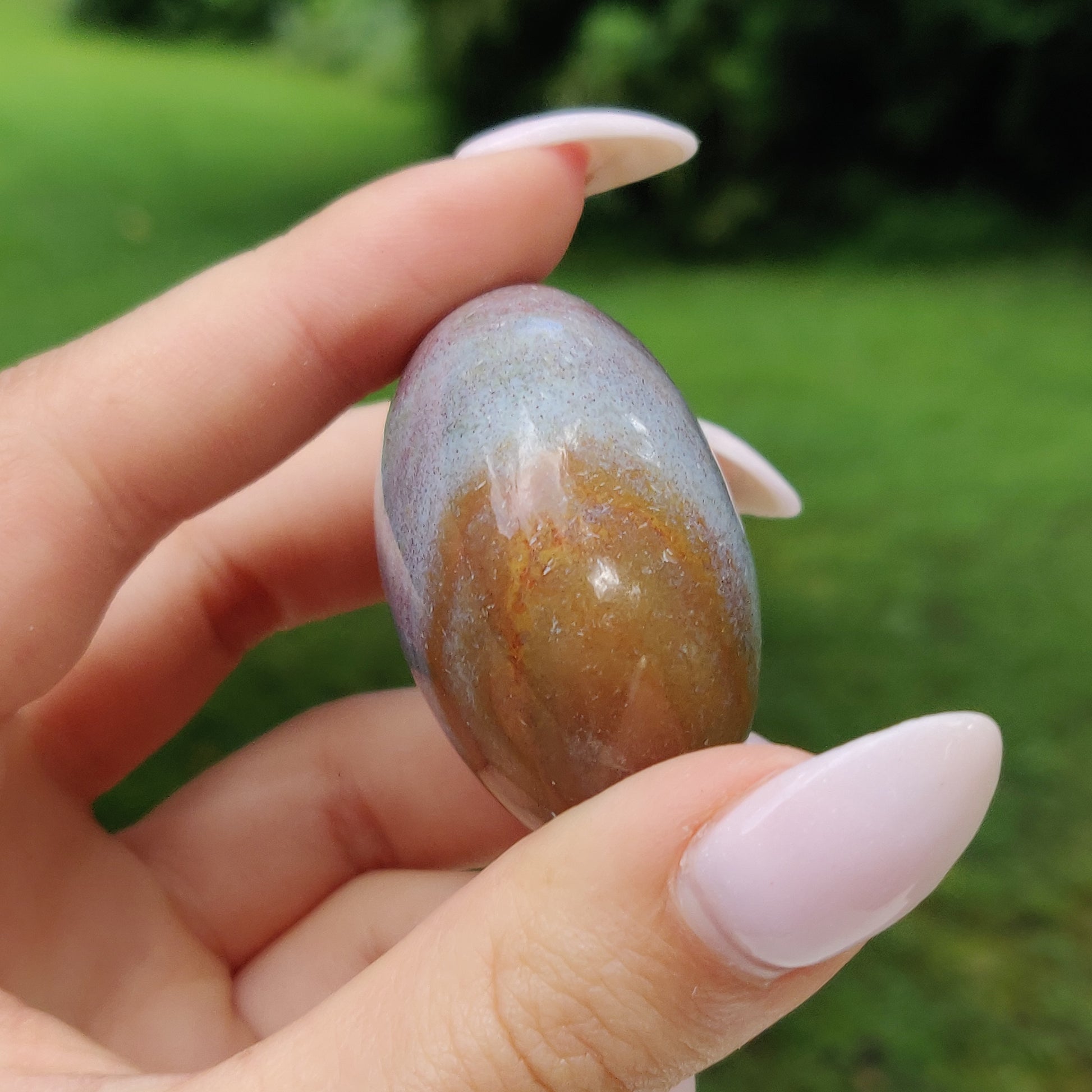 Rainbow Spirit Jasper Palm Stone (#3) - Simply Affinity