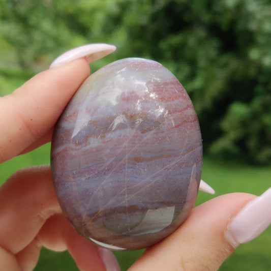 Rainbow Spirit Jasper Palm Stone (#12) - Simply Affinity