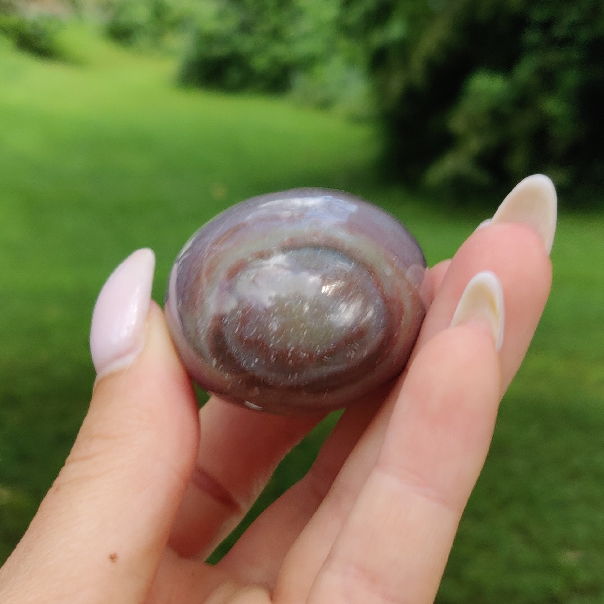 Rainbow Spirit Jasper Palm Stone (#12) - Simply Affinity