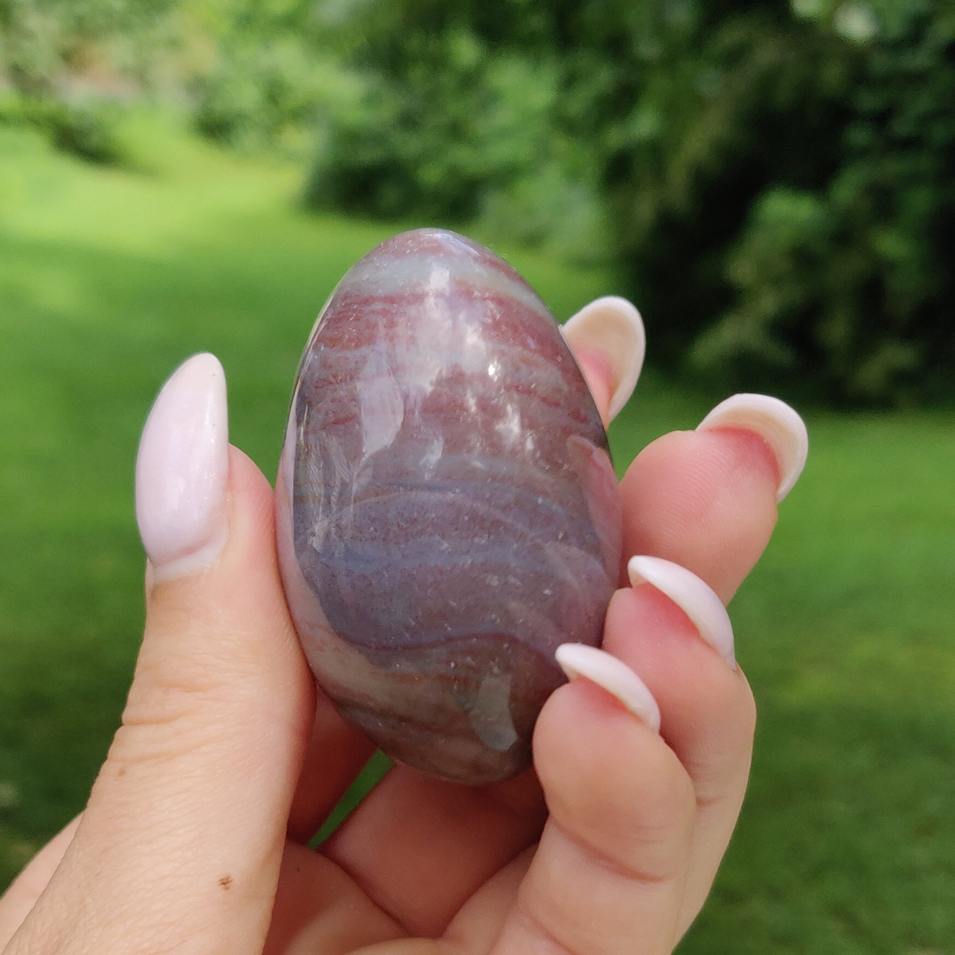 Rainbow Spirit Jasper Palm Stone (#12) - Simply Affinity