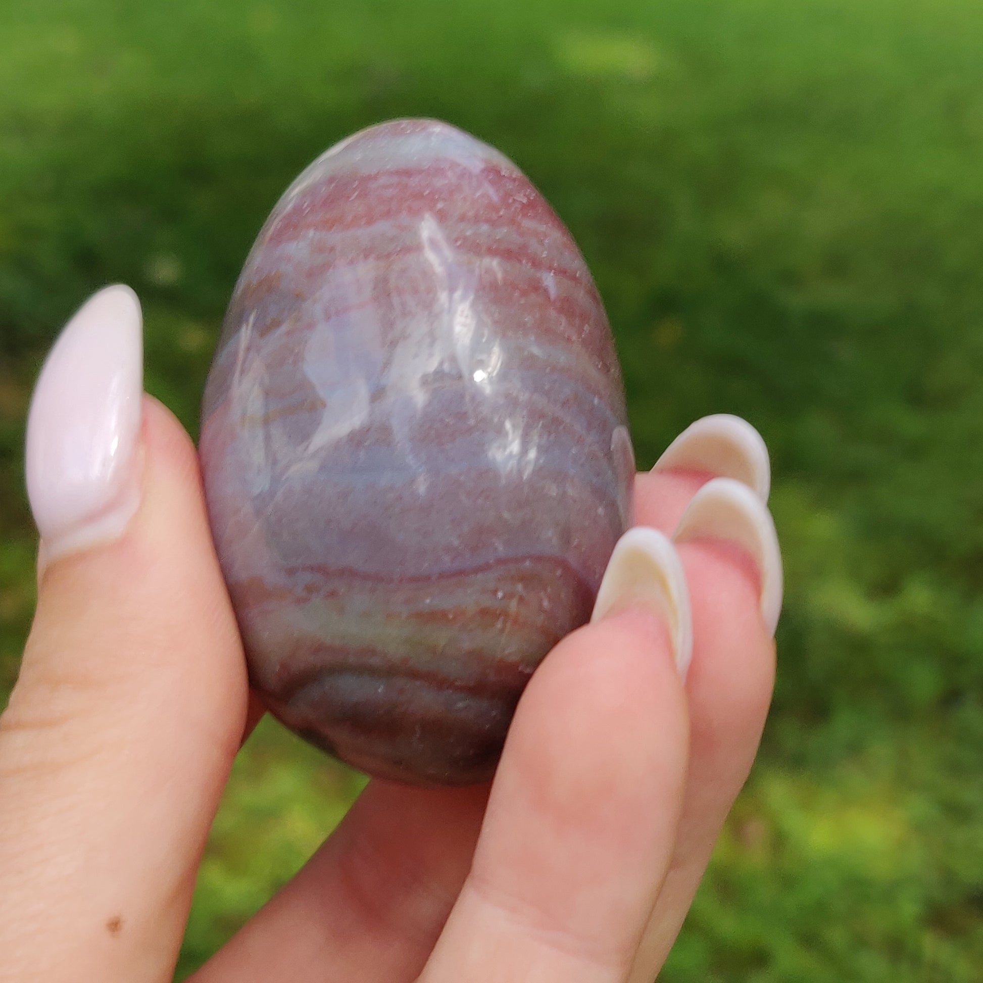 Rainbow Spirit Jasper Palm Stone (#12) - Simply Affinity