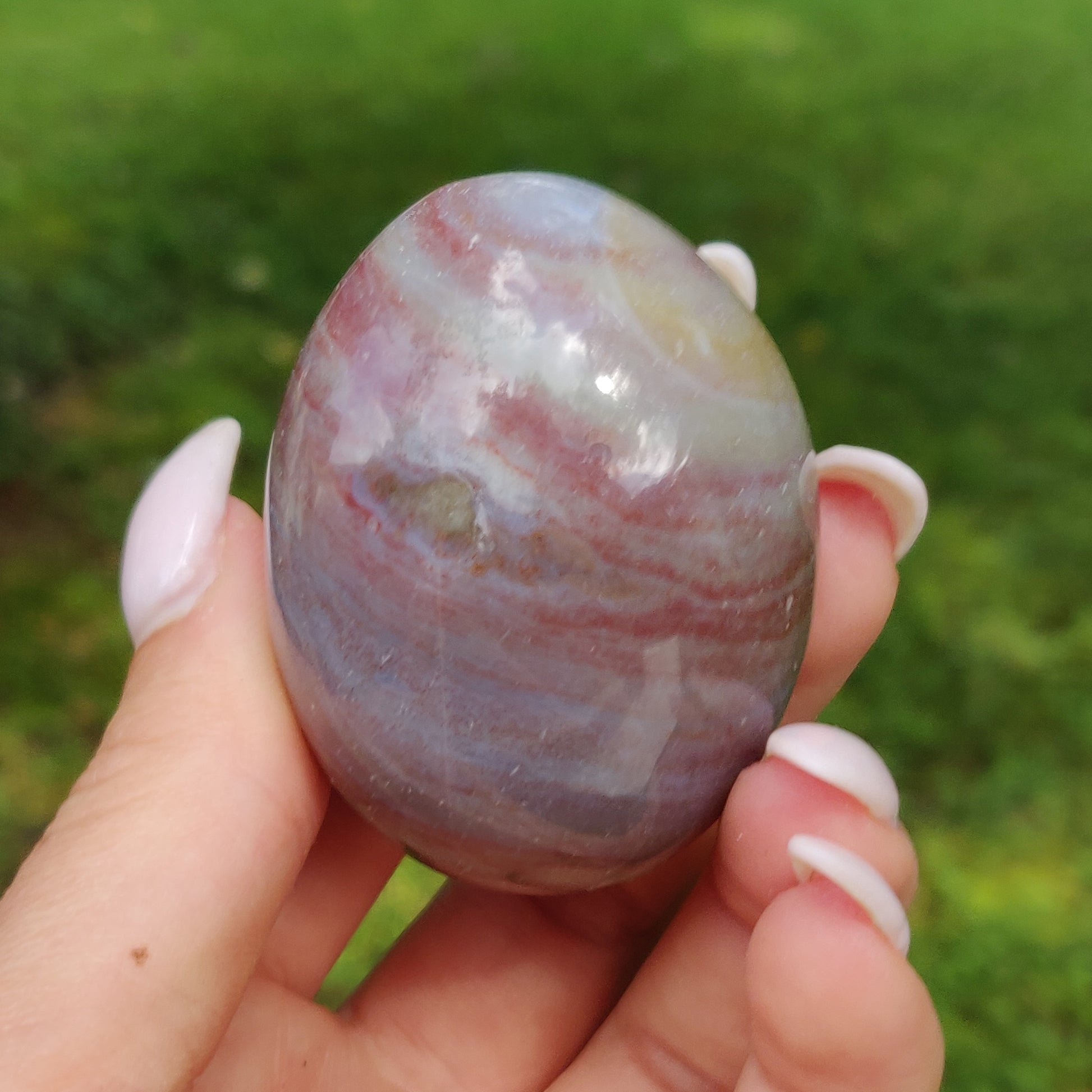 Rainbow Spirit Jasper Palm Stone (#12) - Simply Affinity