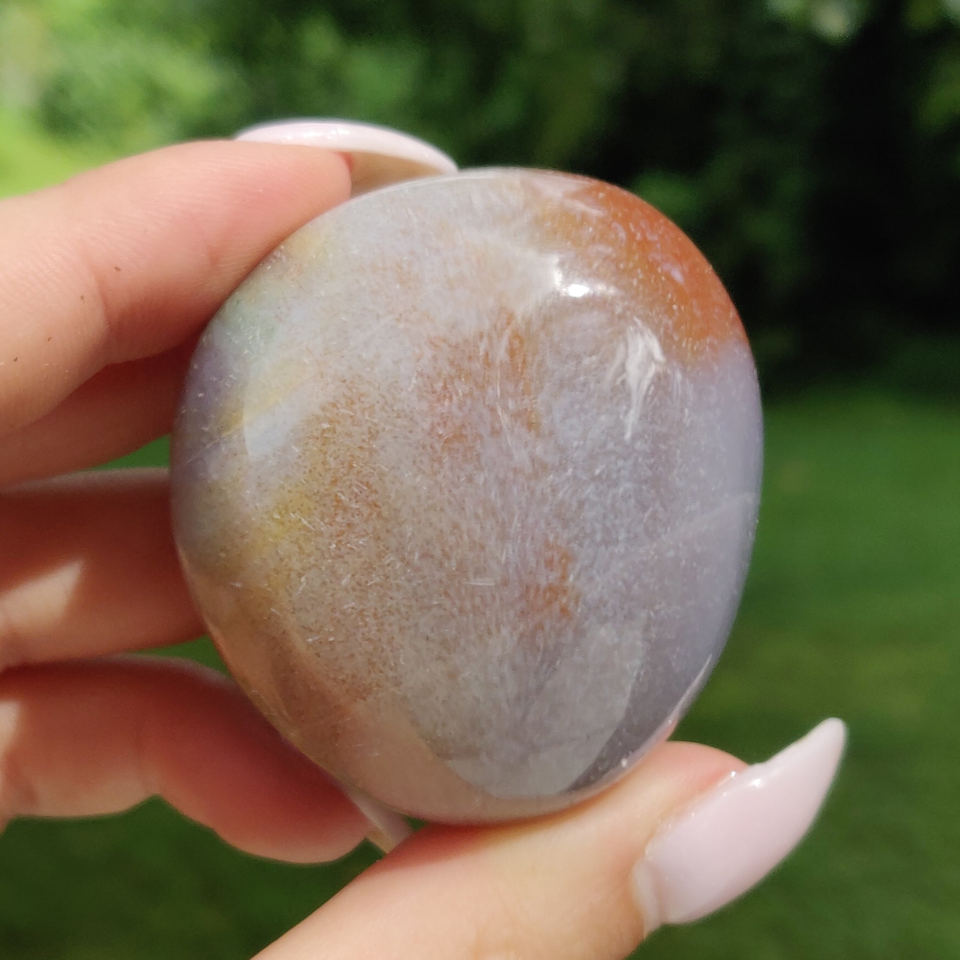Rainbow Spirit Jasper Palm Stone (#16) - Simply Affinity