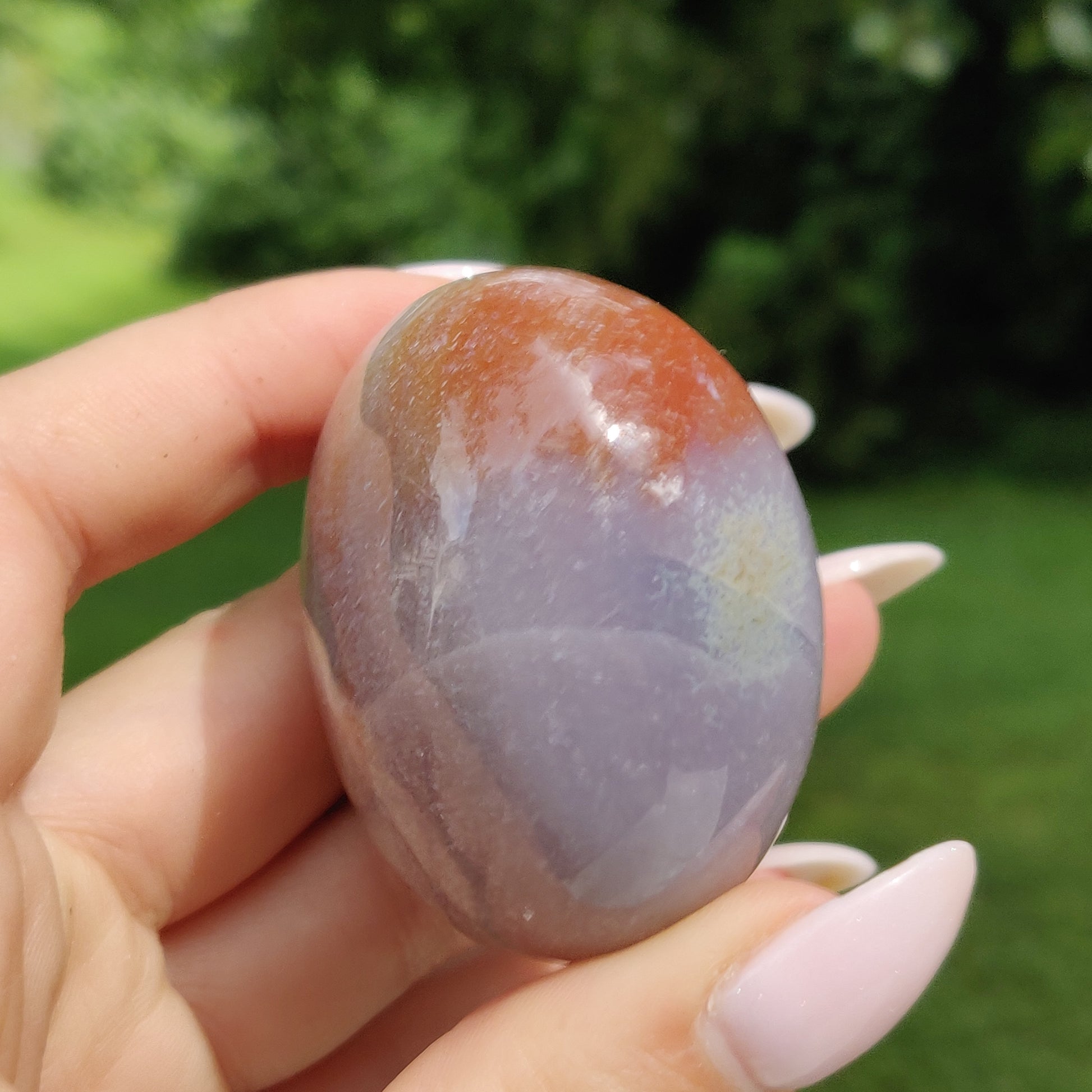Rainbow Spirit Jasper Palm Stone (#16) - Simply Affinity
