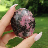 Rhodonite Palm Stone (#13) - Simply Affinity