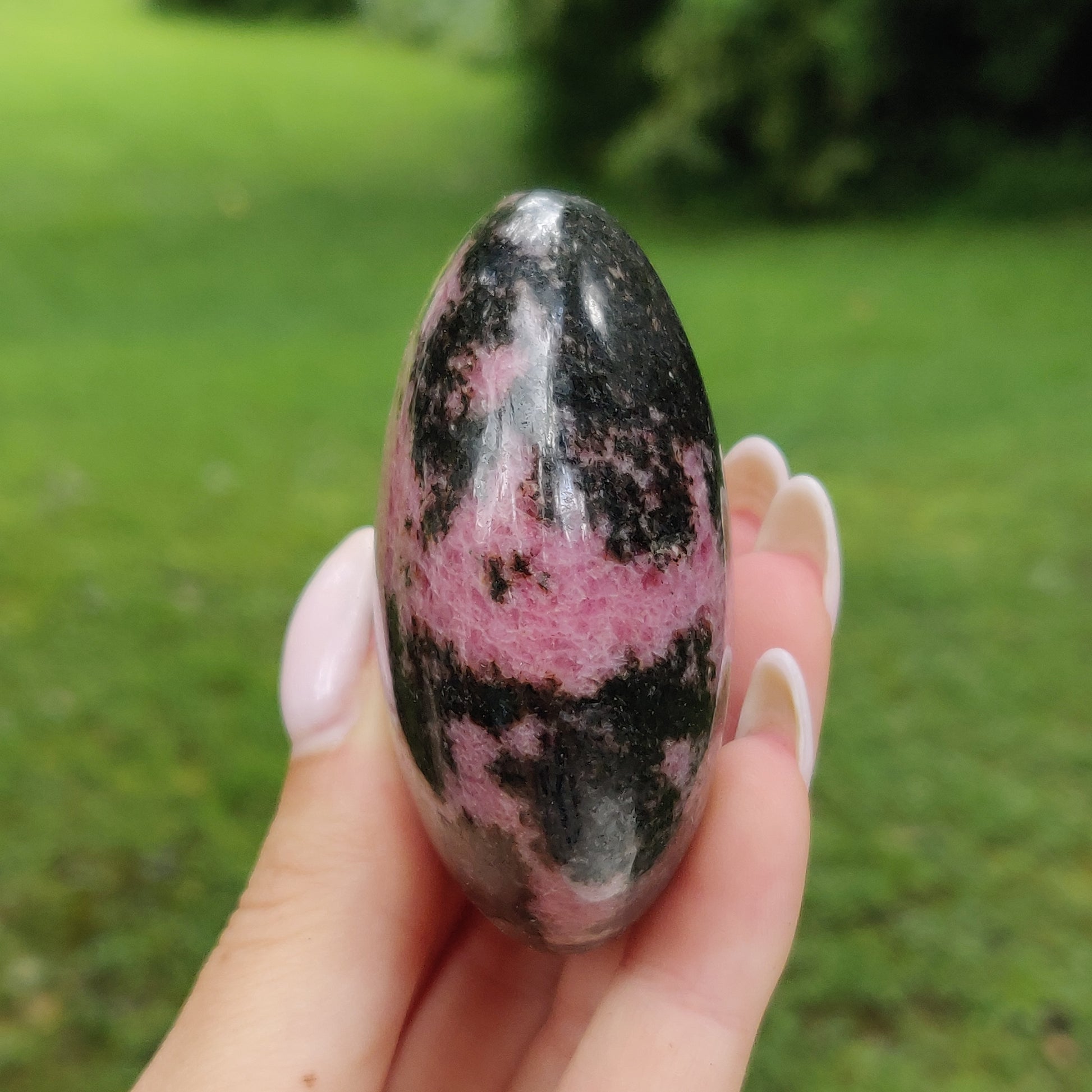 Rhodonite Palm Stone (#15) - Simply Affinity