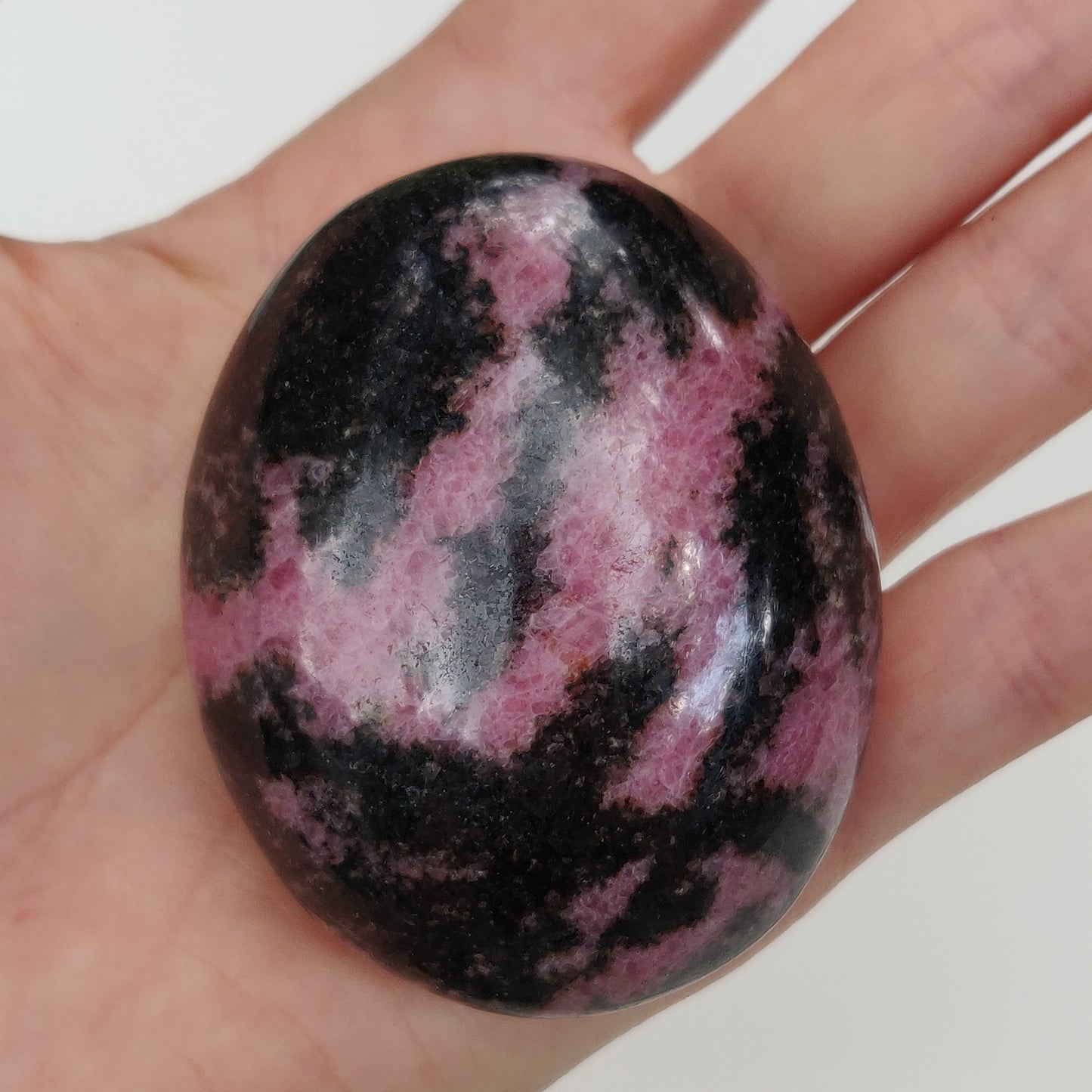 Rhodonite Palm Stone (#15) - Simply Affinity