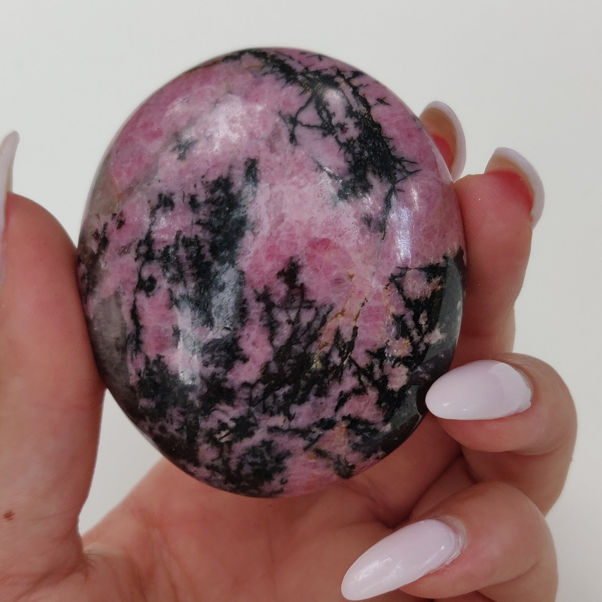 Rhodonite Palm Stone (#16) - Simply Affinity