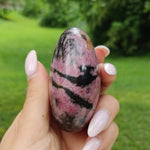 Rhodonite Palm Stone (#17) - Simply Affinity