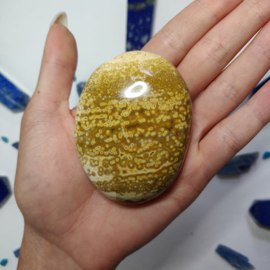 Ocean Jasper Palm Stone (#53) - Simply Affinity