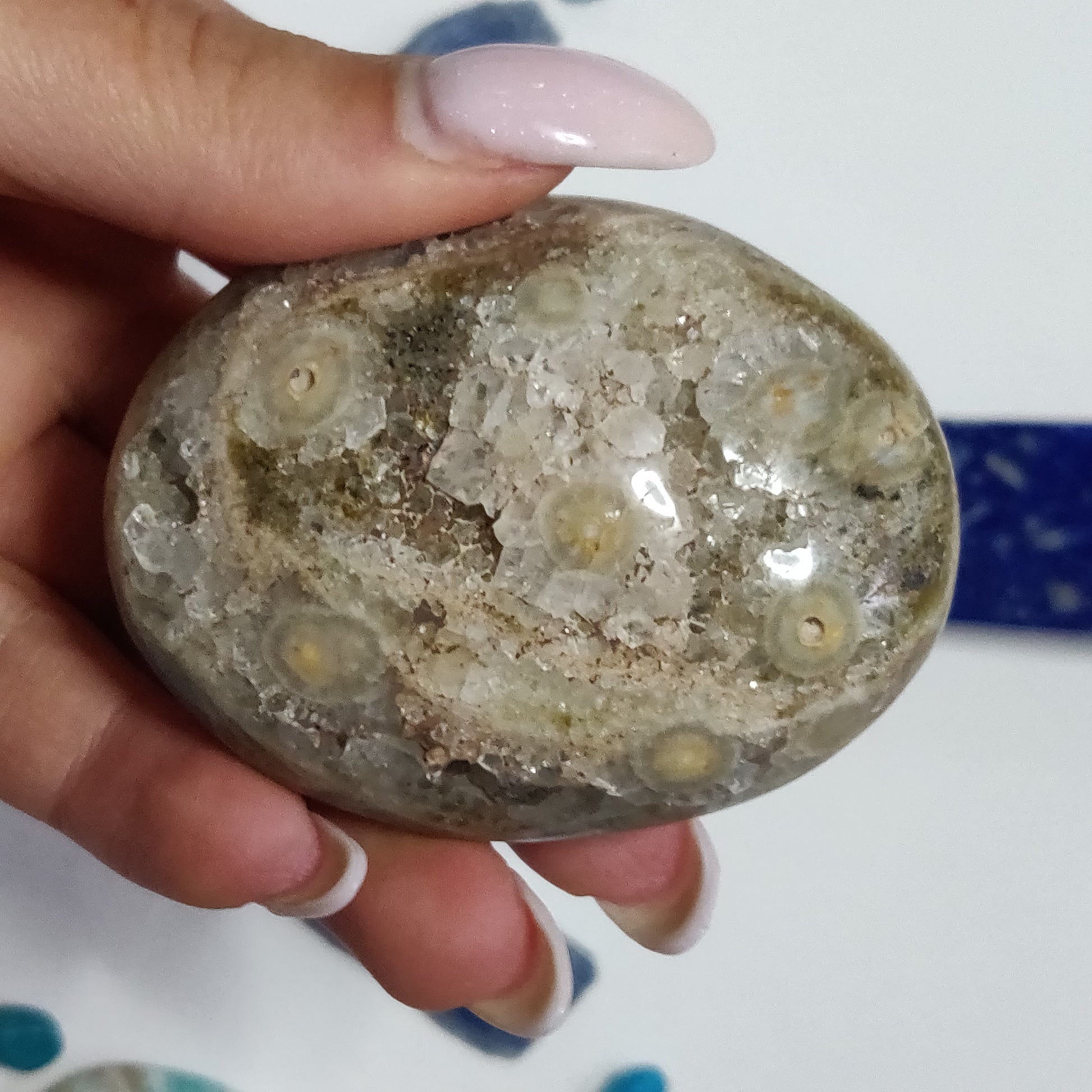 Ocean Jasper Palm Stone (#54) - Simply Affinity
