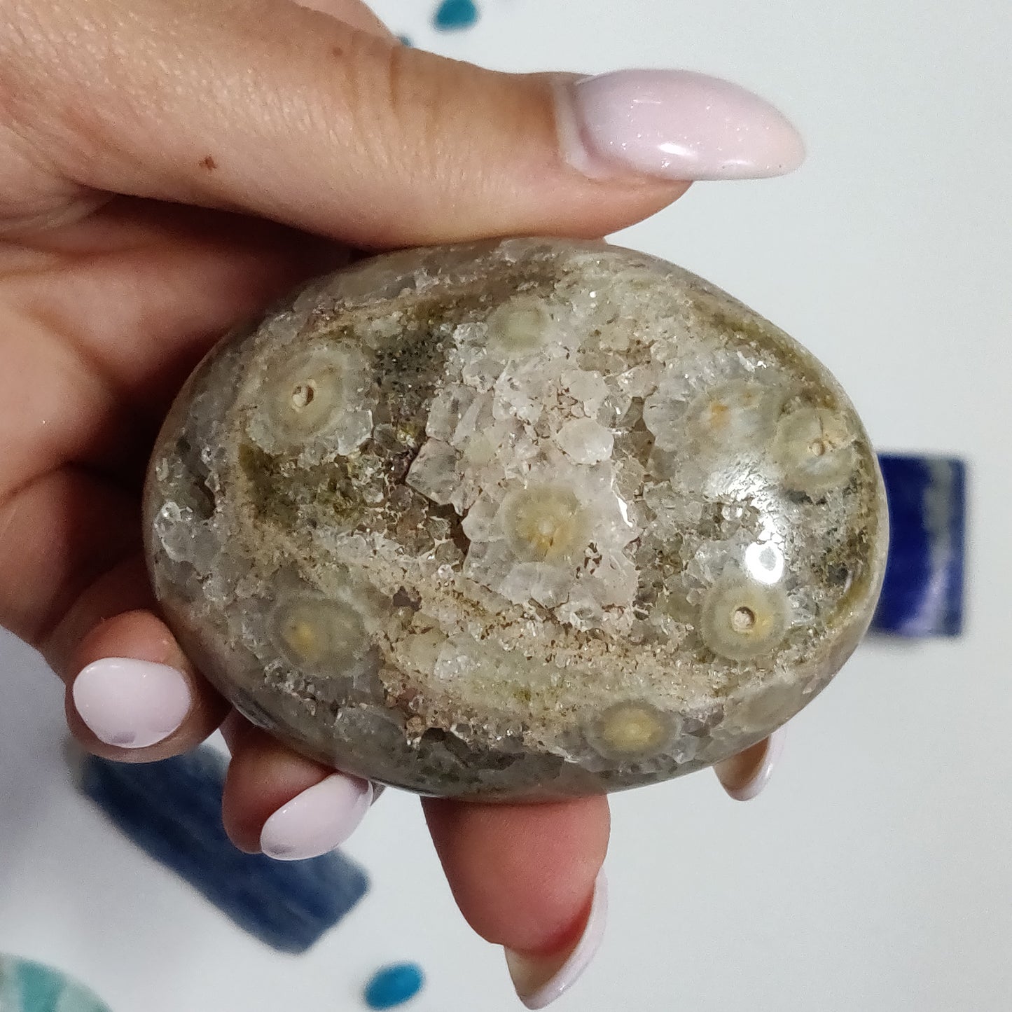 Ocean Jasper Palm Stone (#54) - Simply Affinity