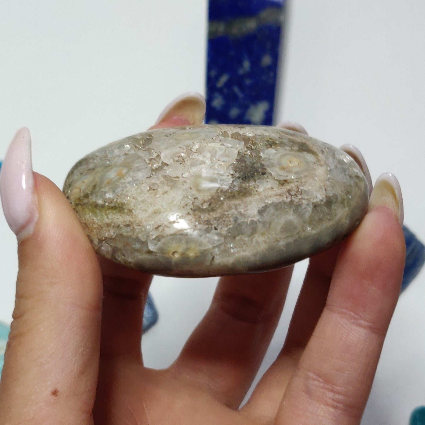 Ocean Jasper Palm Stone (#54) - Simply Affinity