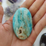 Blue Aragonite Palm Stone (#9) - Simply Affinity