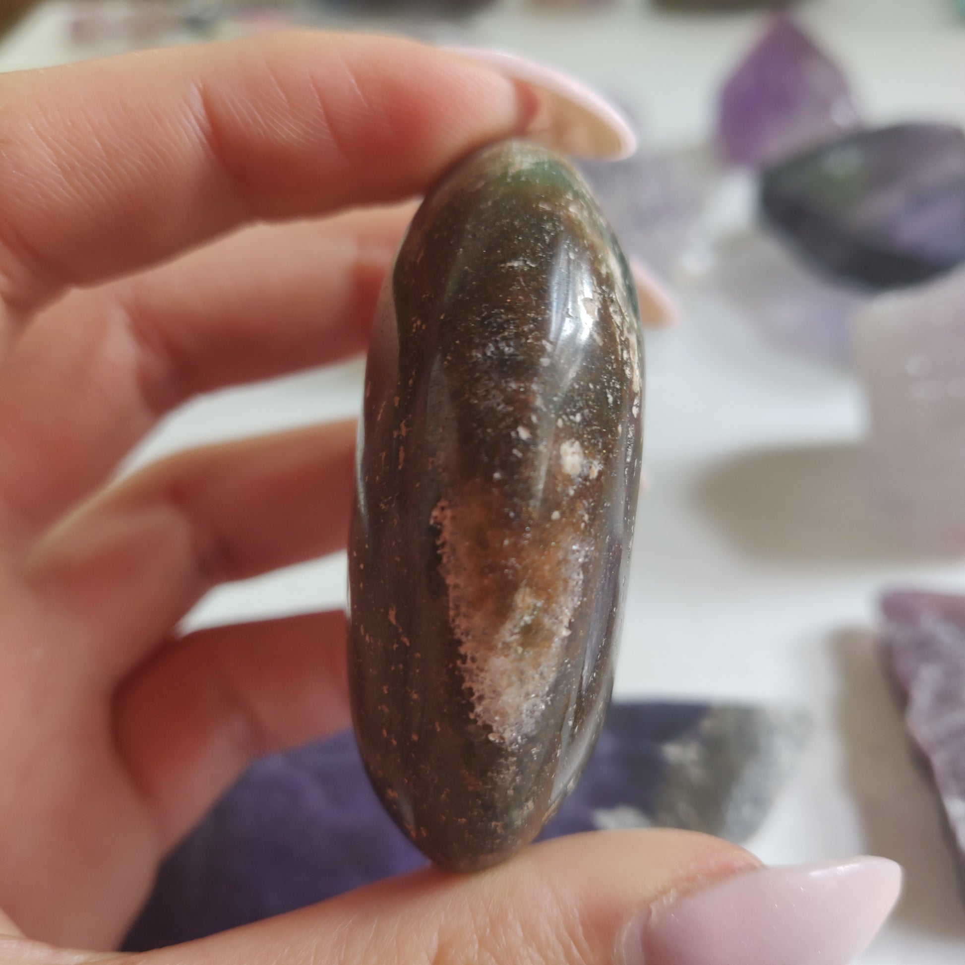 Ocean Jasper Palm Stone (#50) - Simply Affinity