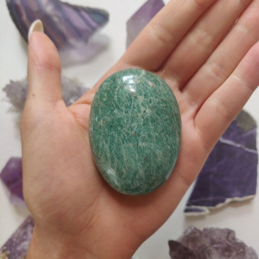 Amazonite Palm Stone (#27) - Simply Affinity