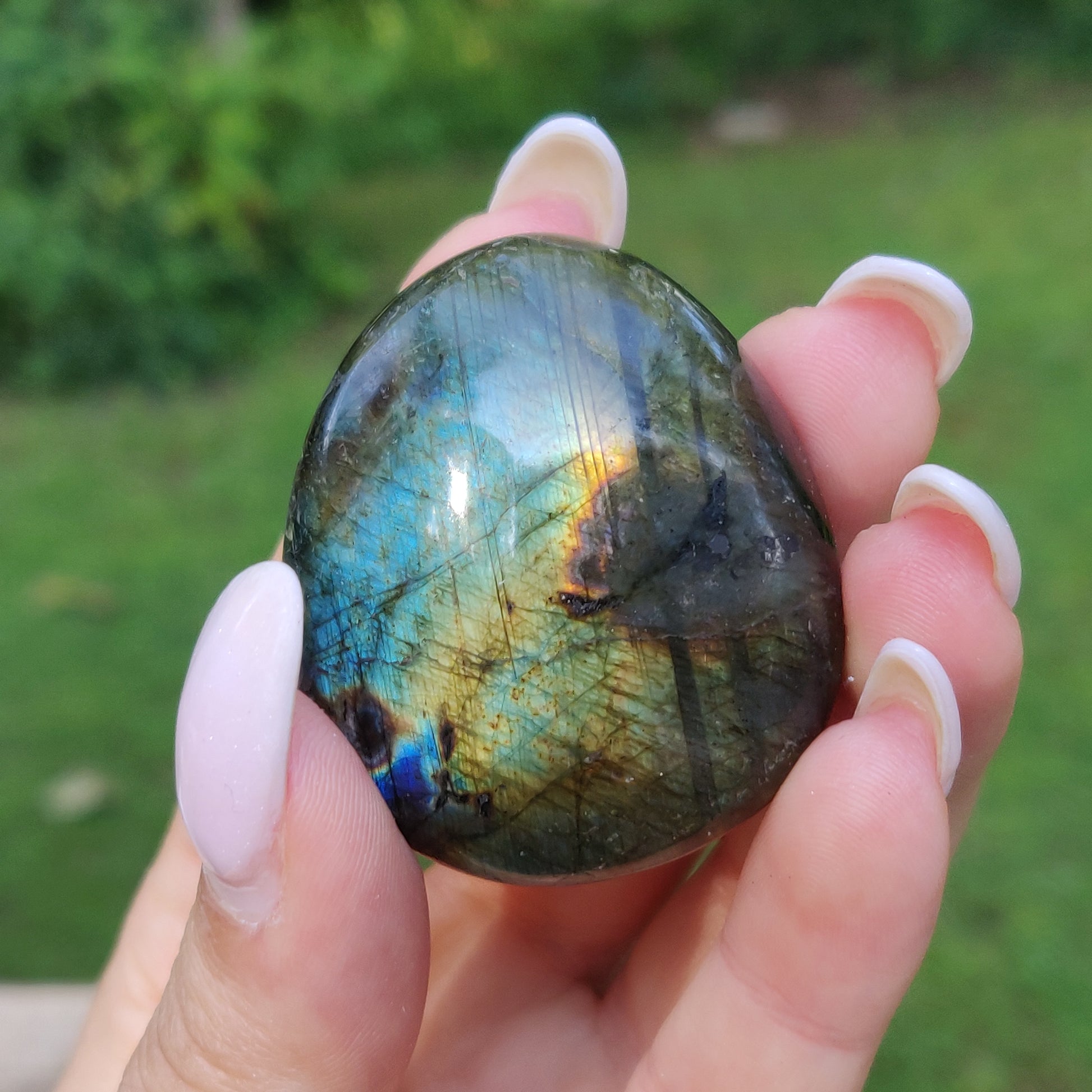 Labradorite Palm Stone (#193) - Simply Affinity
