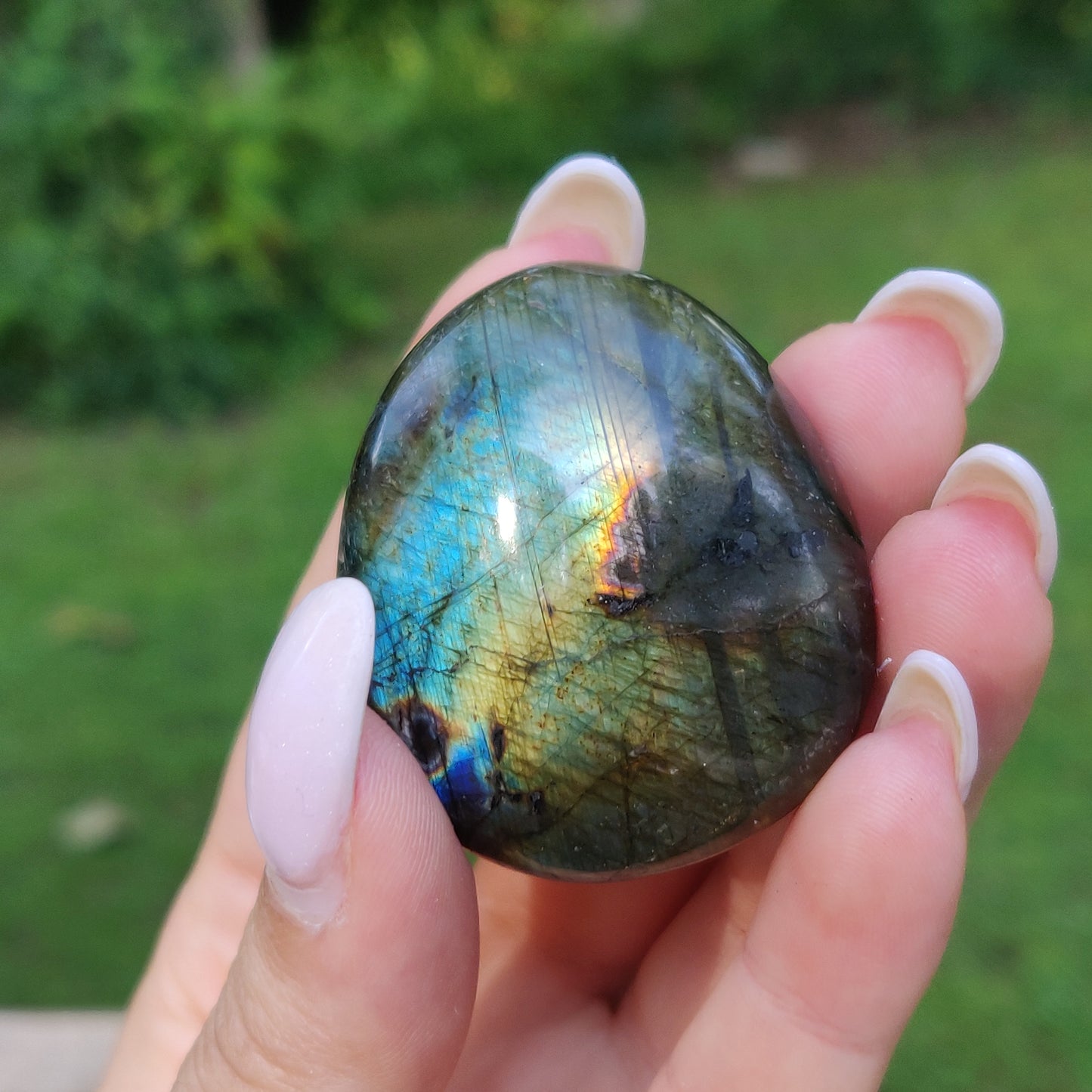 Labradorite Palm Stone (#193) - Simply Affinity