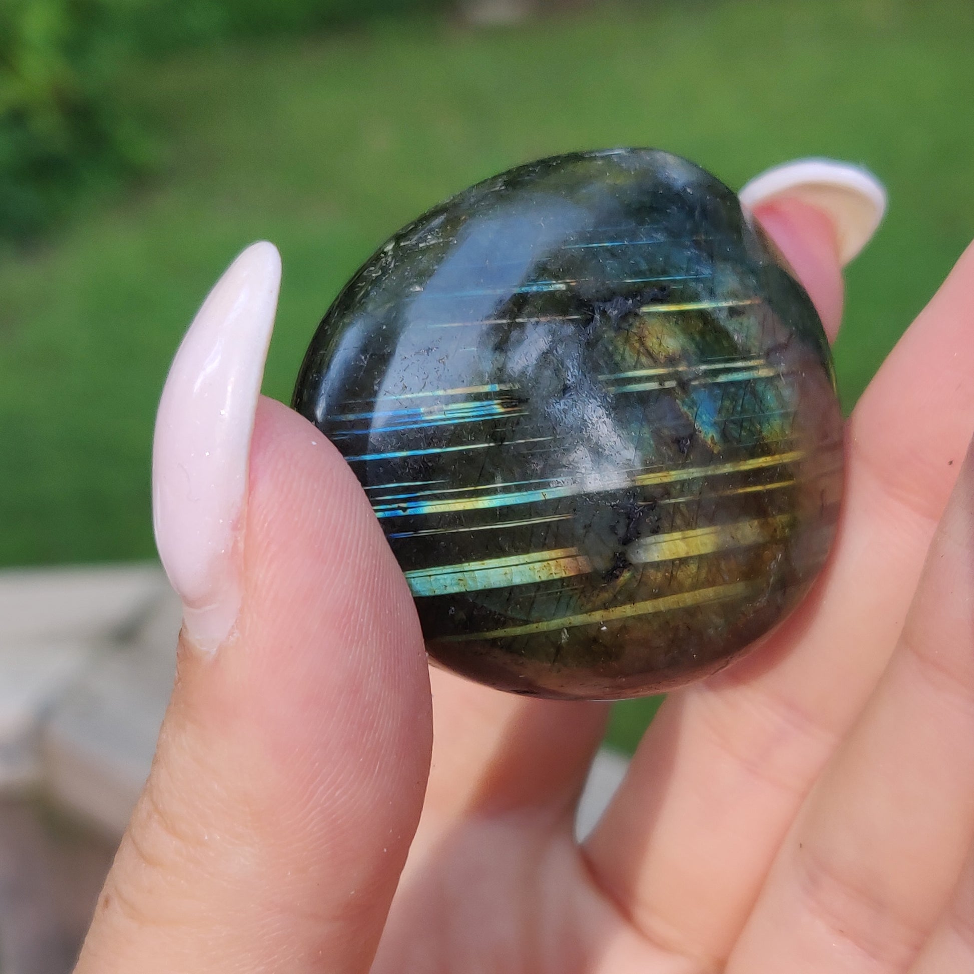 Labradorite Palm Stone (#193) - Simply Affinity