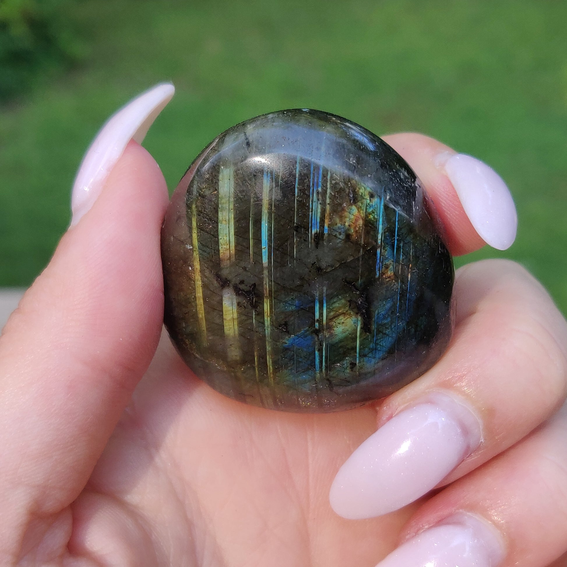 Labradorite Palm Stone (#193) - Simply Affinity