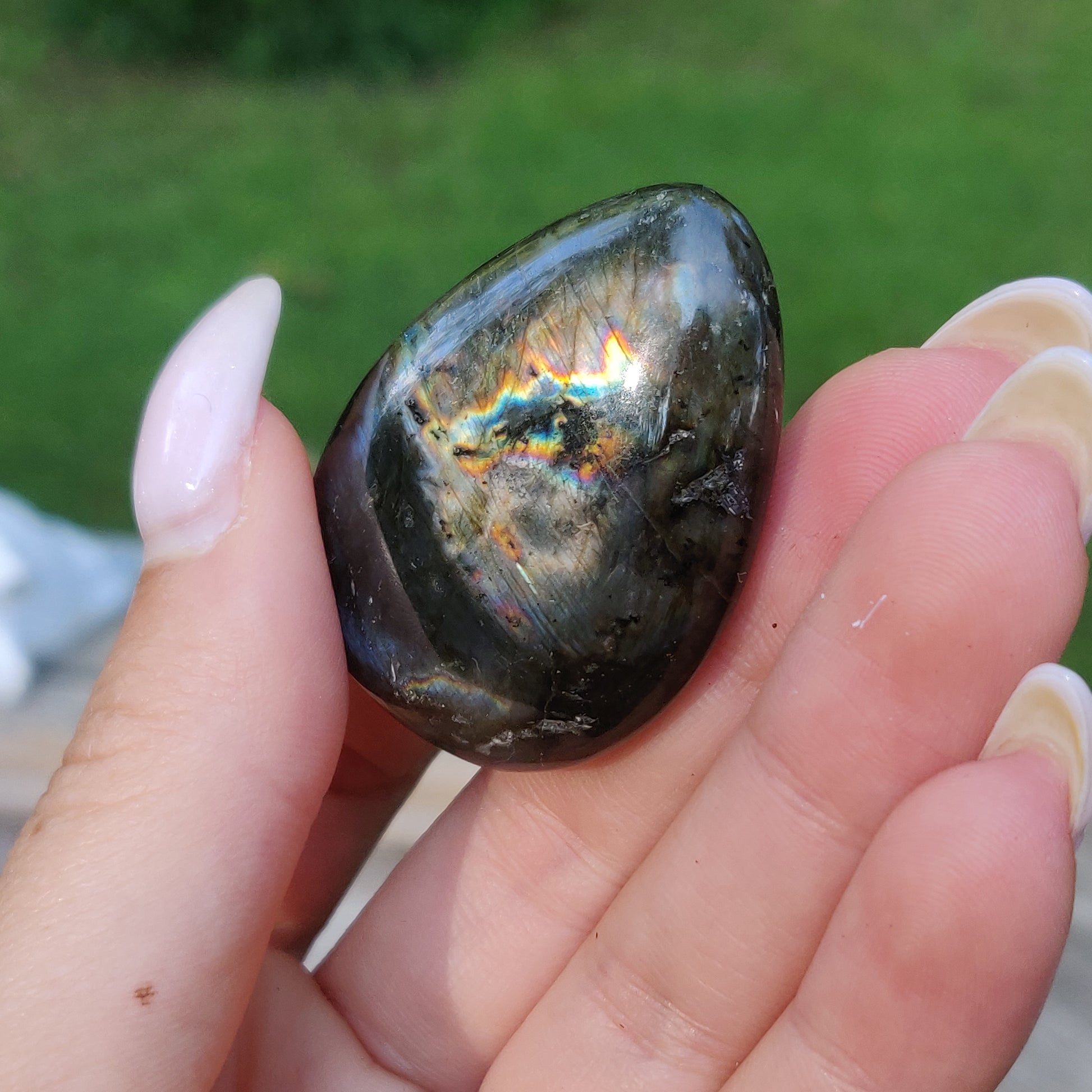 Labradorite Pocket Stone (#219) - Simply Affinity
