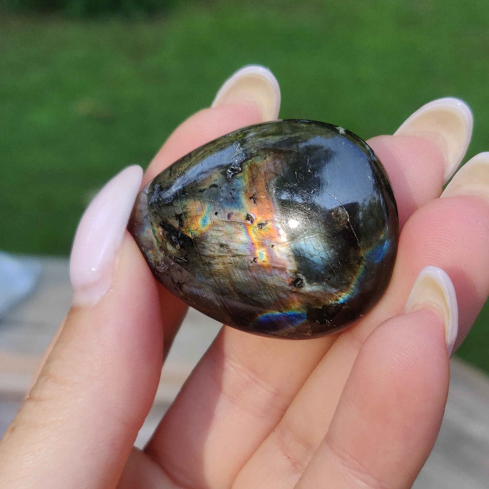 Labradorite Pocket Stone (#219) - Simply Affinity
