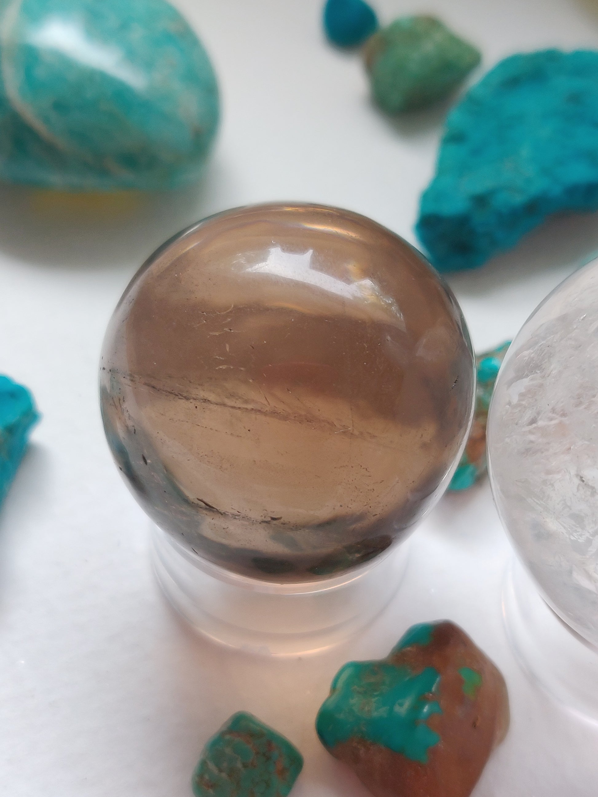 Smoky Quartz Sphere (#1) - Simply Affinity