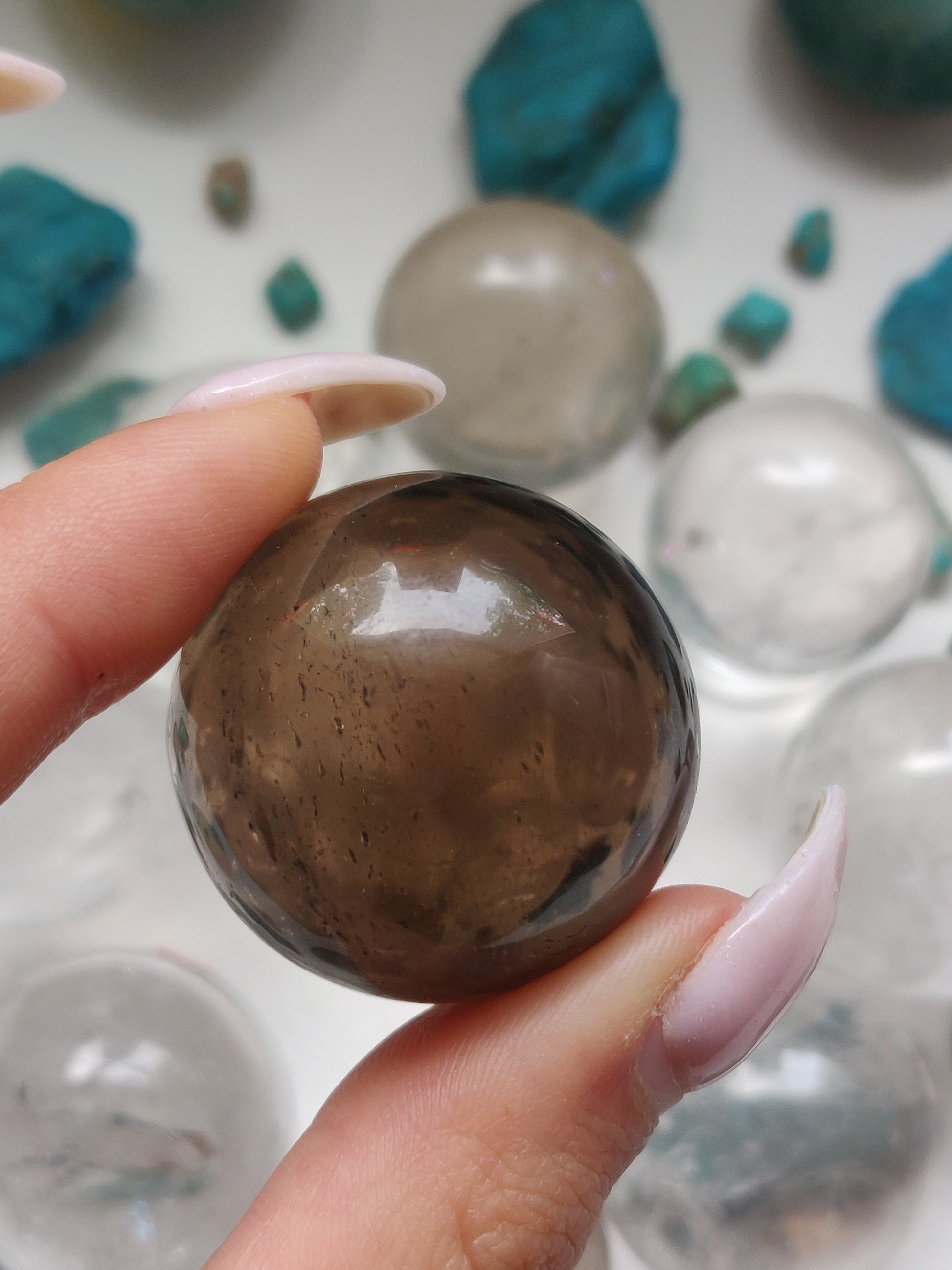 Smoky Quartz Sphere (#1) - Simply Affinity