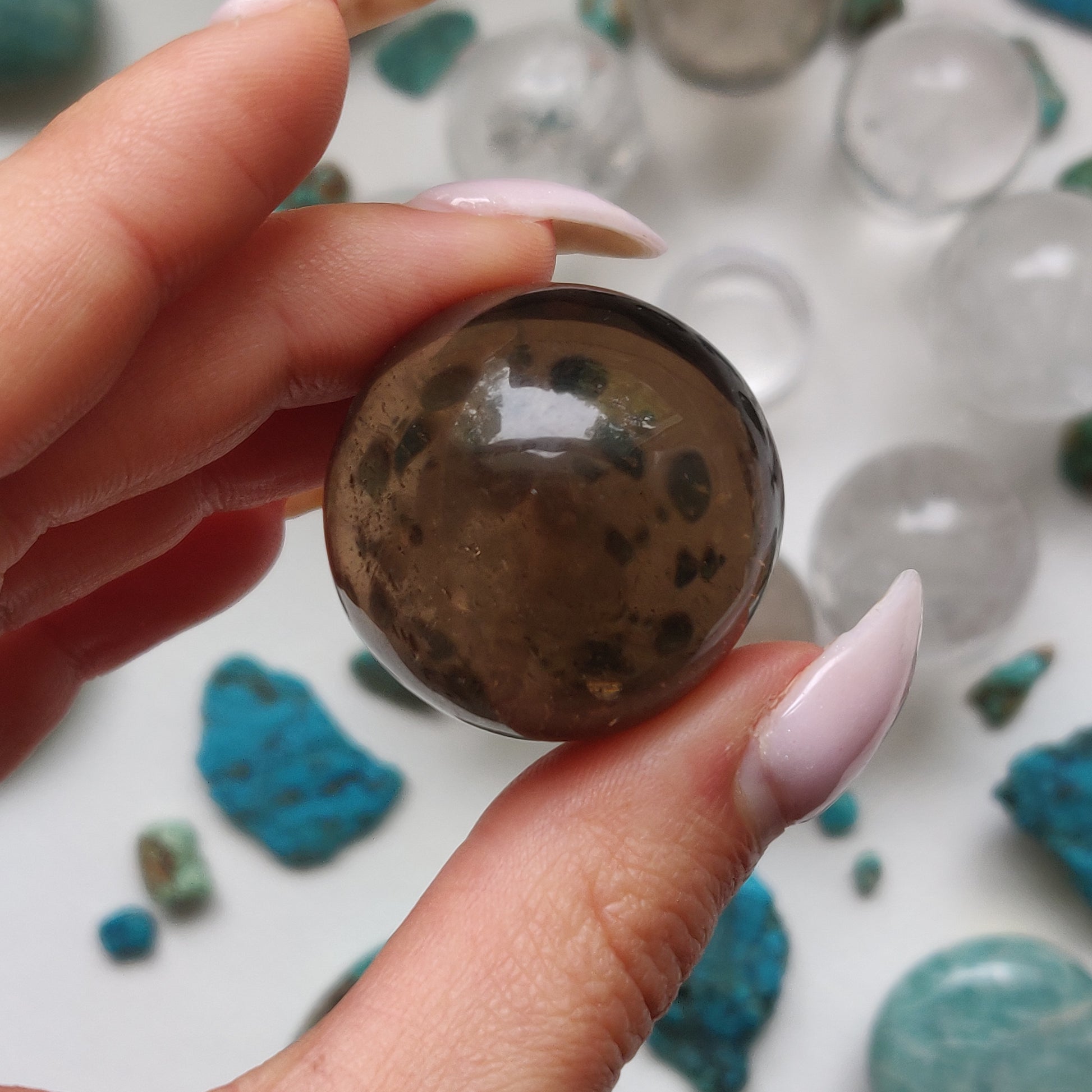 Smoky Quartz Sphere (#1) - Simply Affinity
