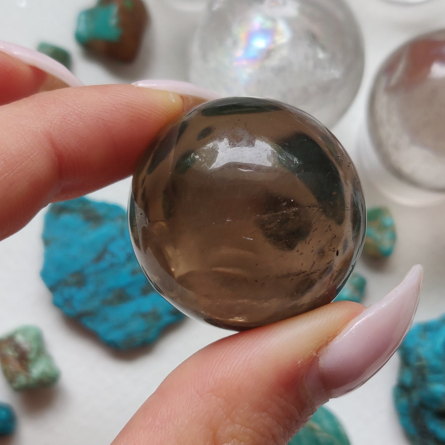 Smoky Quartz Sphere (#1) - Simply Affinity