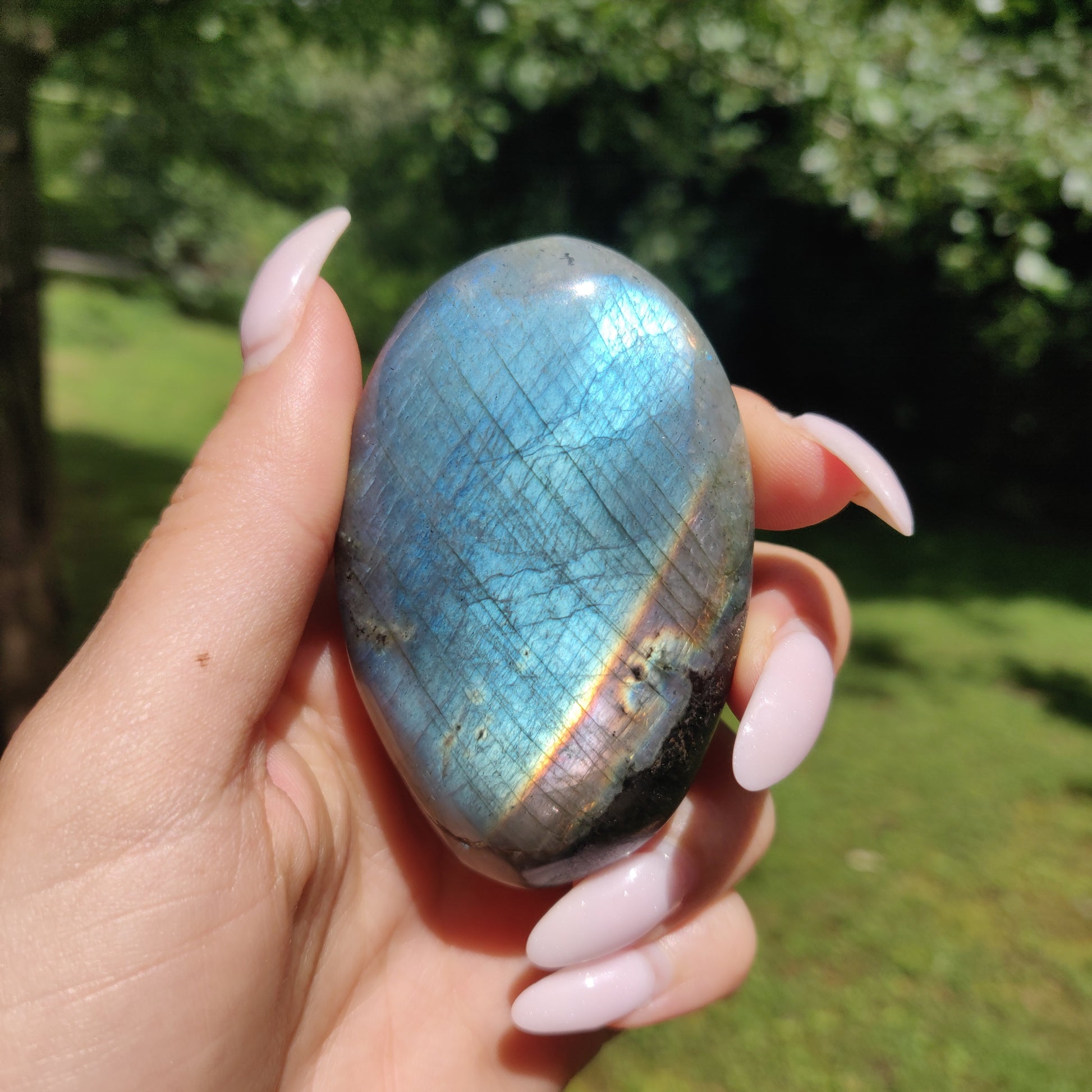 Labradorite Palm Stone (#31) - Simply Affinity