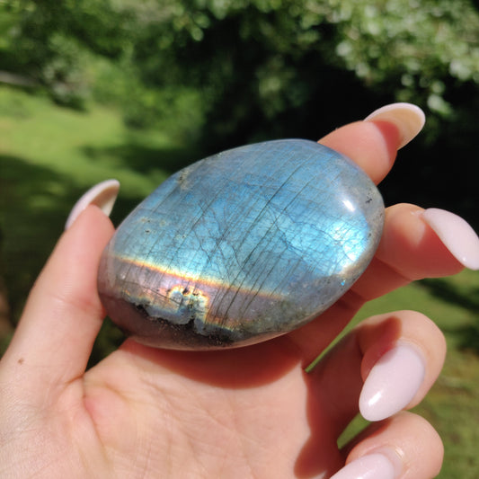 Labradorite Palm Stone (#31) - Simply Affinity