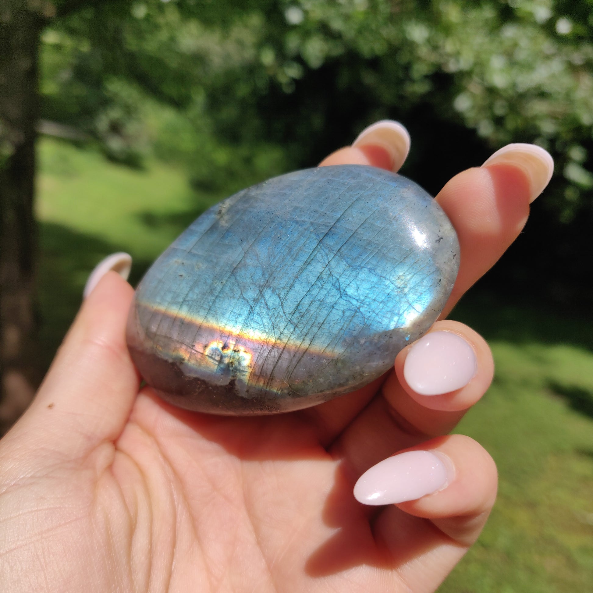 Labradorite Palm Stone (#31) - Simply Affinity