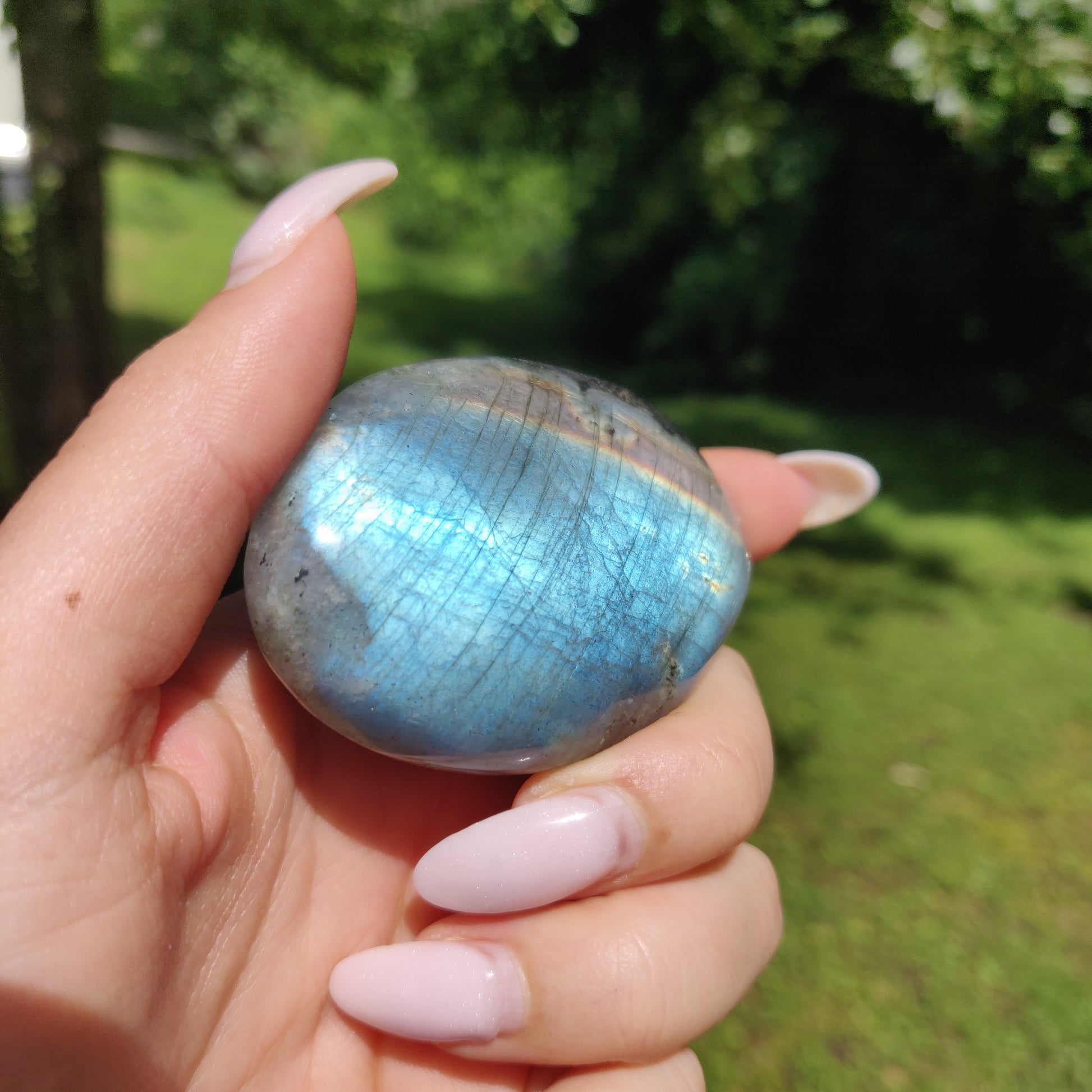 Labradorite Palm Stone (#31) - Simply Affinity