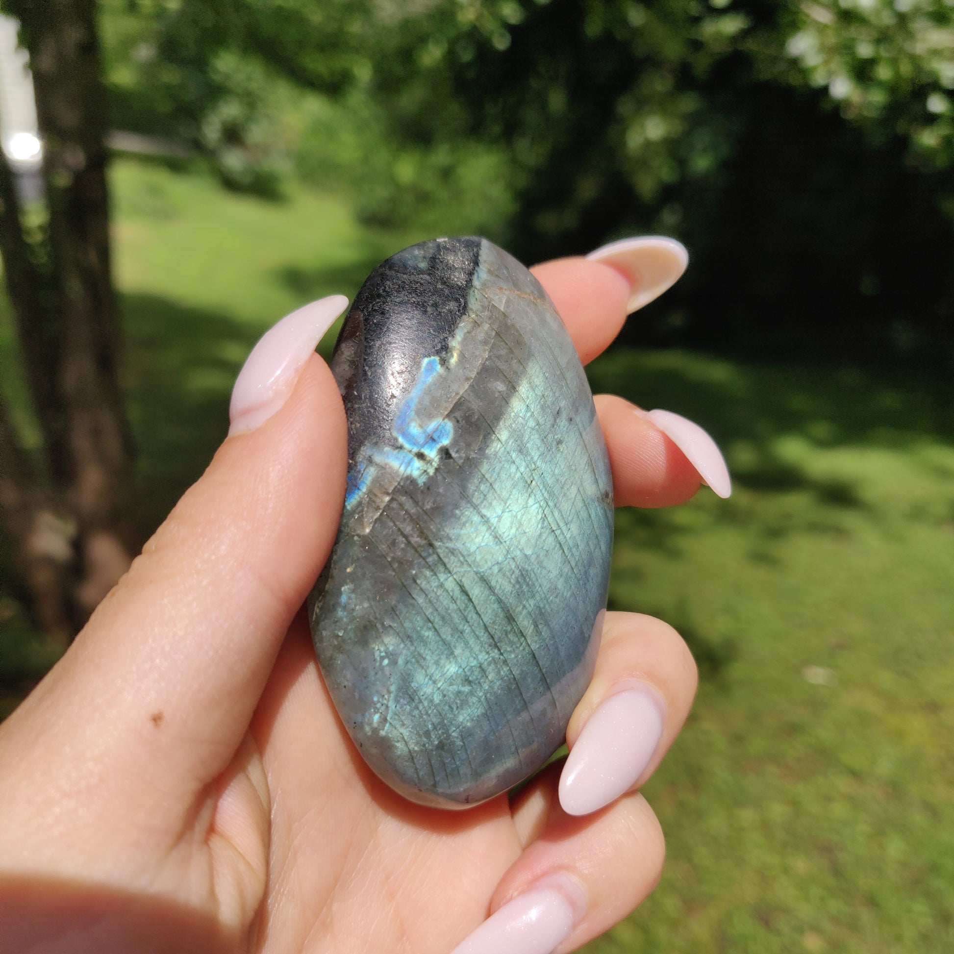 Labradorite Palm Stone (#31) - Simply Affinity