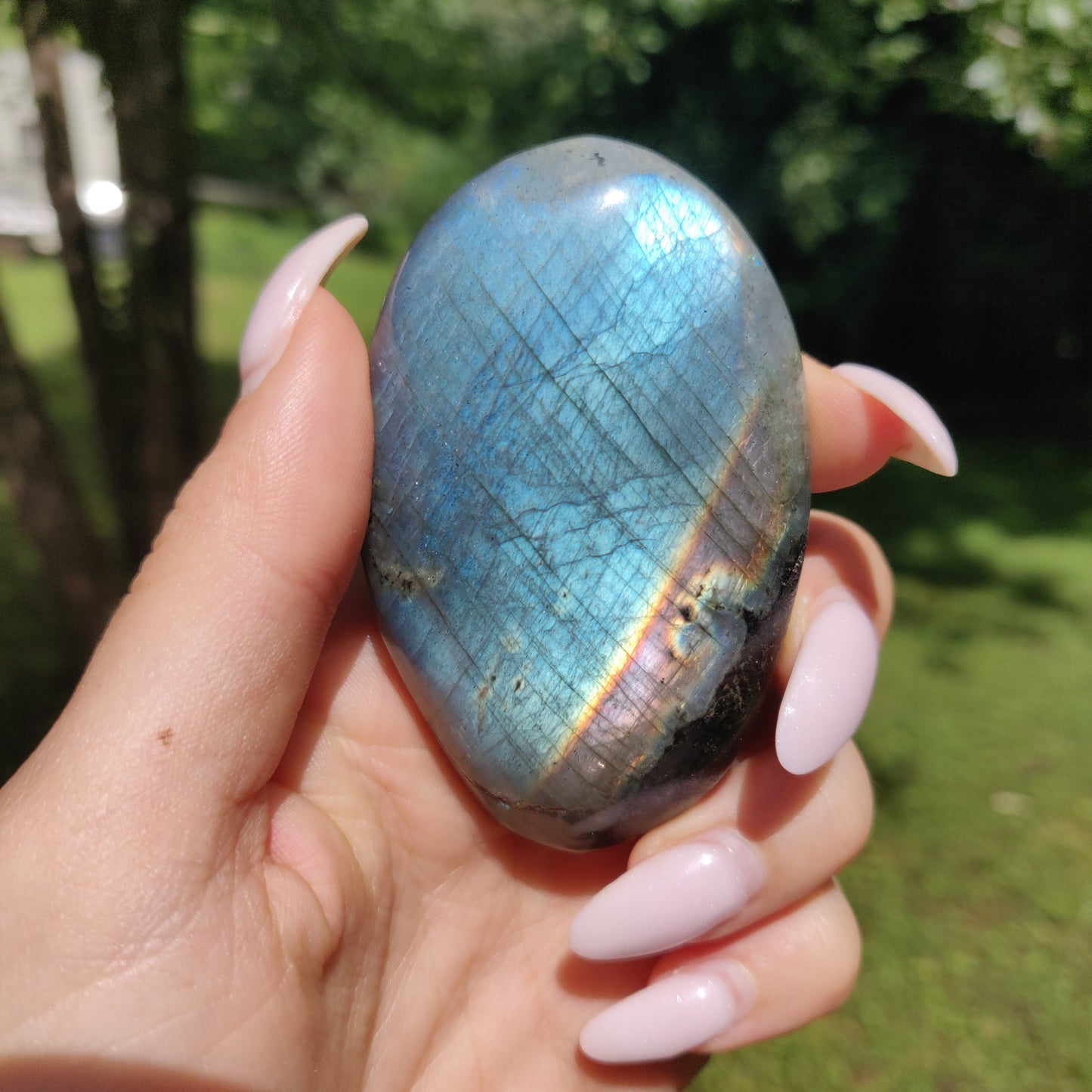 Labradorite Palm Stone (#31) - Simply Affinity