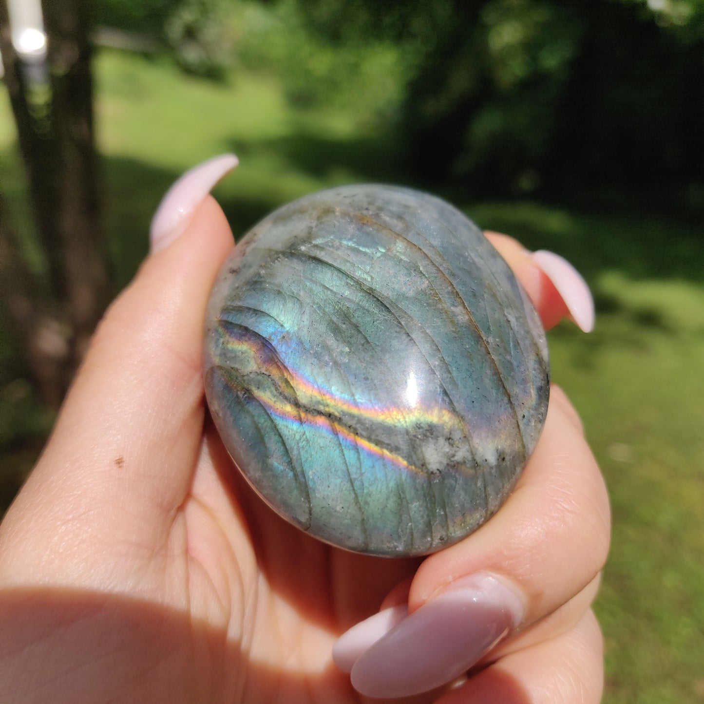 Labradorite Palm Stone (#36) - Simply Affinity