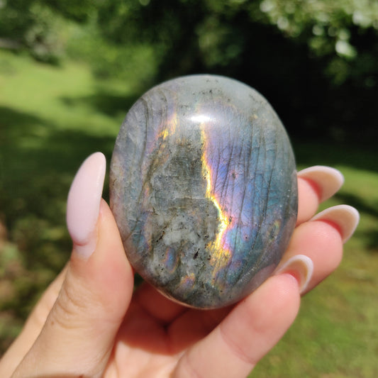 Labradorite Palm Stone (#36) - Simply Affinity