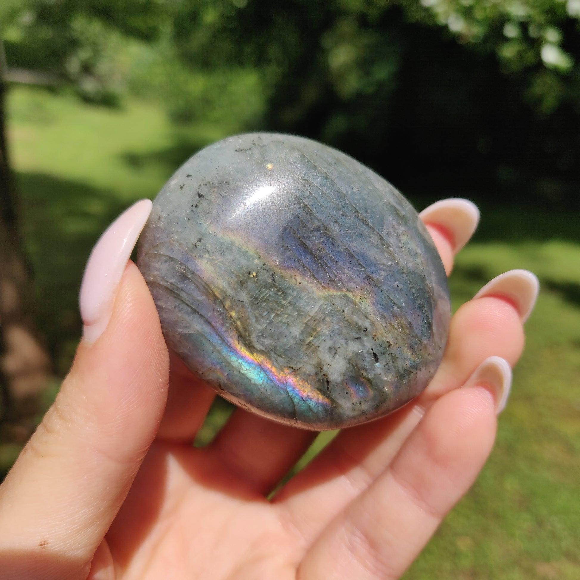 Labradorite Palm Stone (#36) - Simply Affinity
