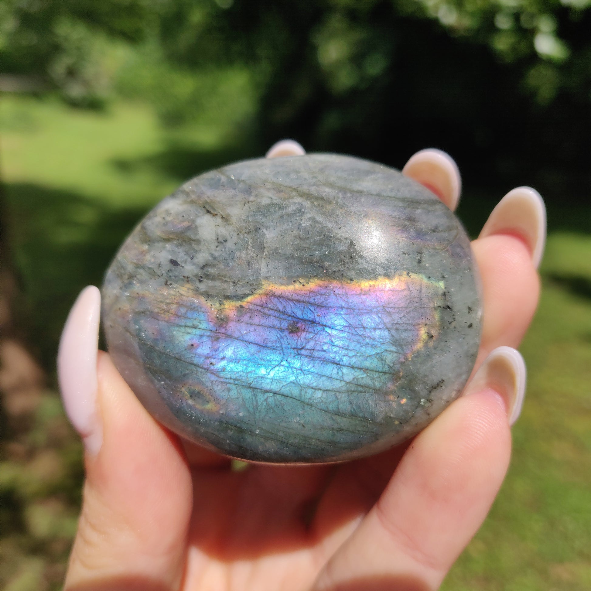 Labradorite Palm Stone (#36) - Simply Affinity