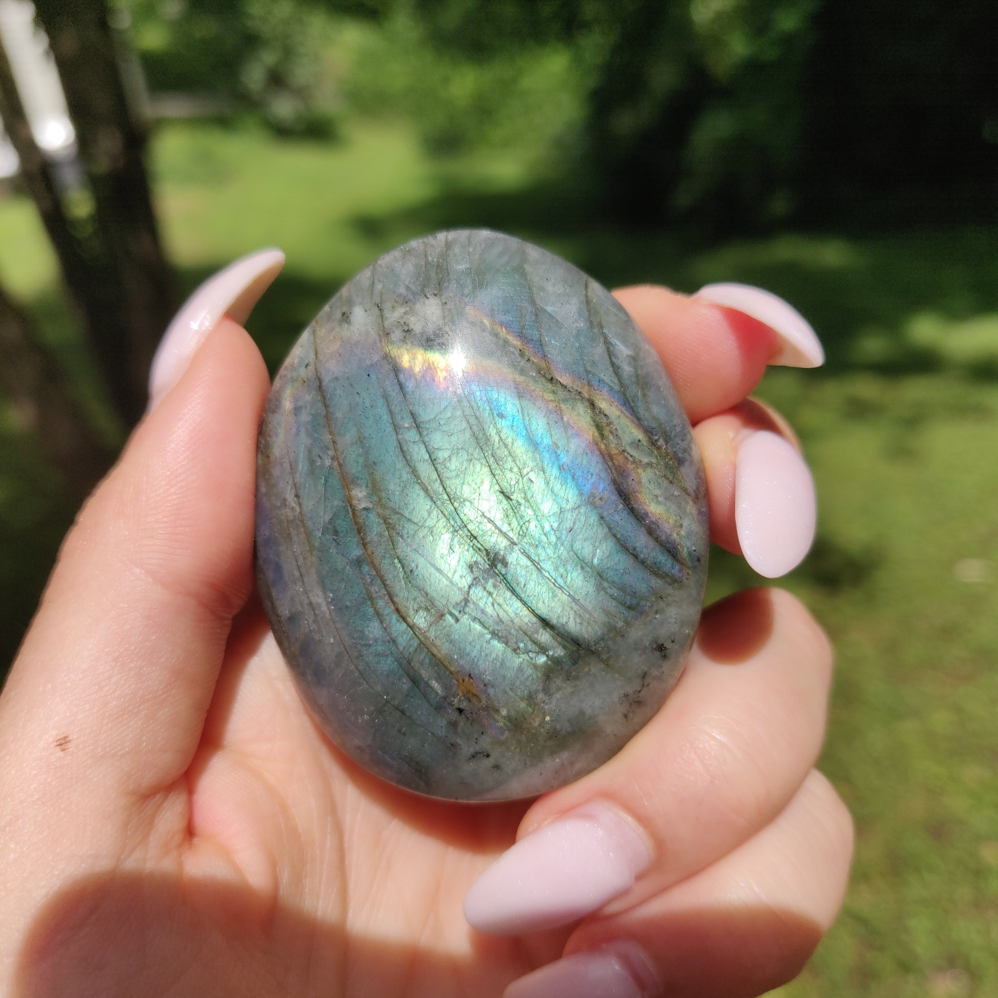 Labradorite Palm Stone (#36) - Simply Affinity