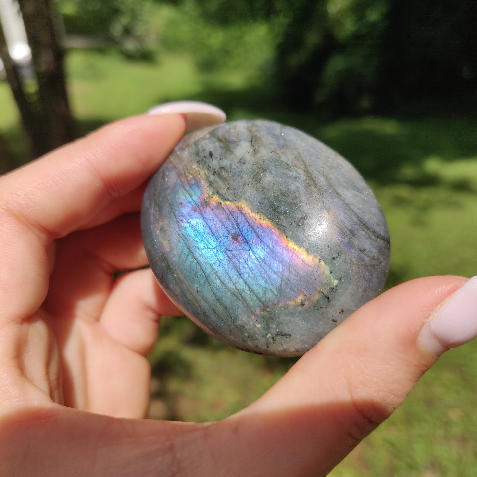 Labradorite Palm Stone (#36) - Simply Affinity