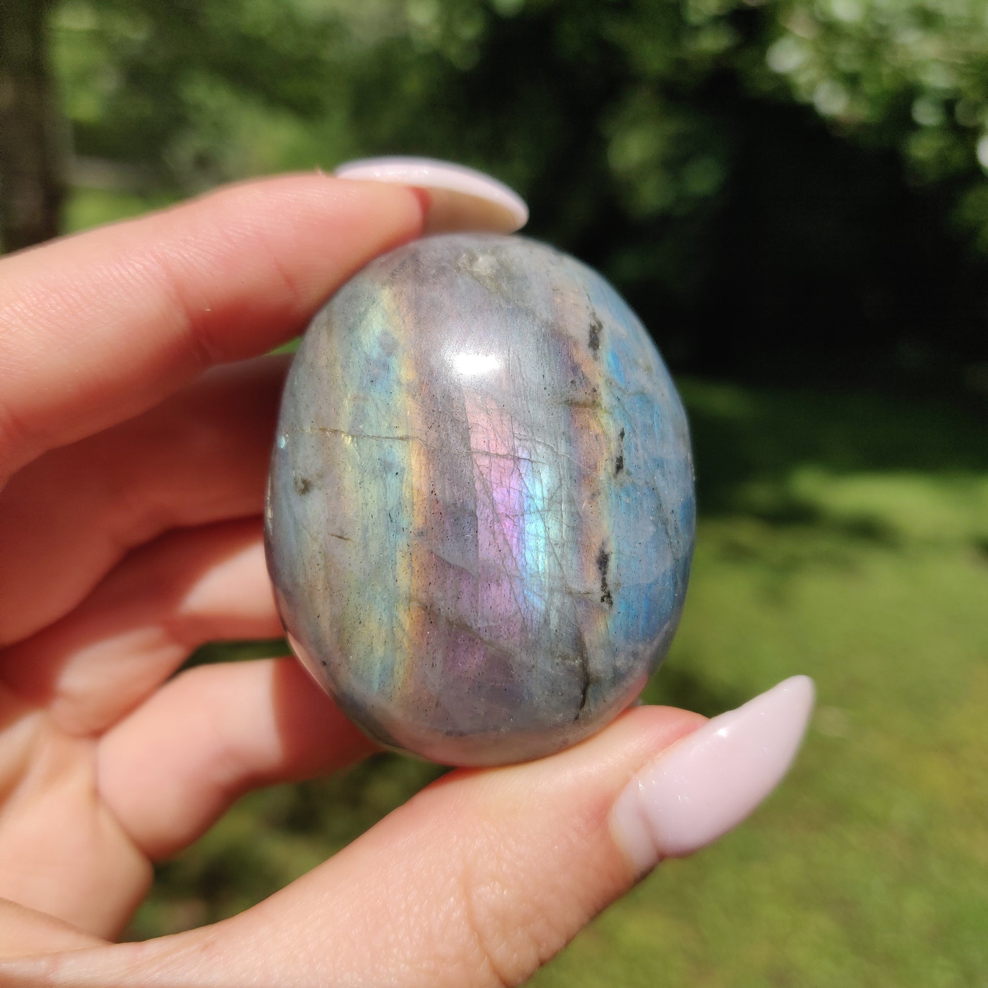 Labradorite Palm Stone (#51) - Simply Affinity