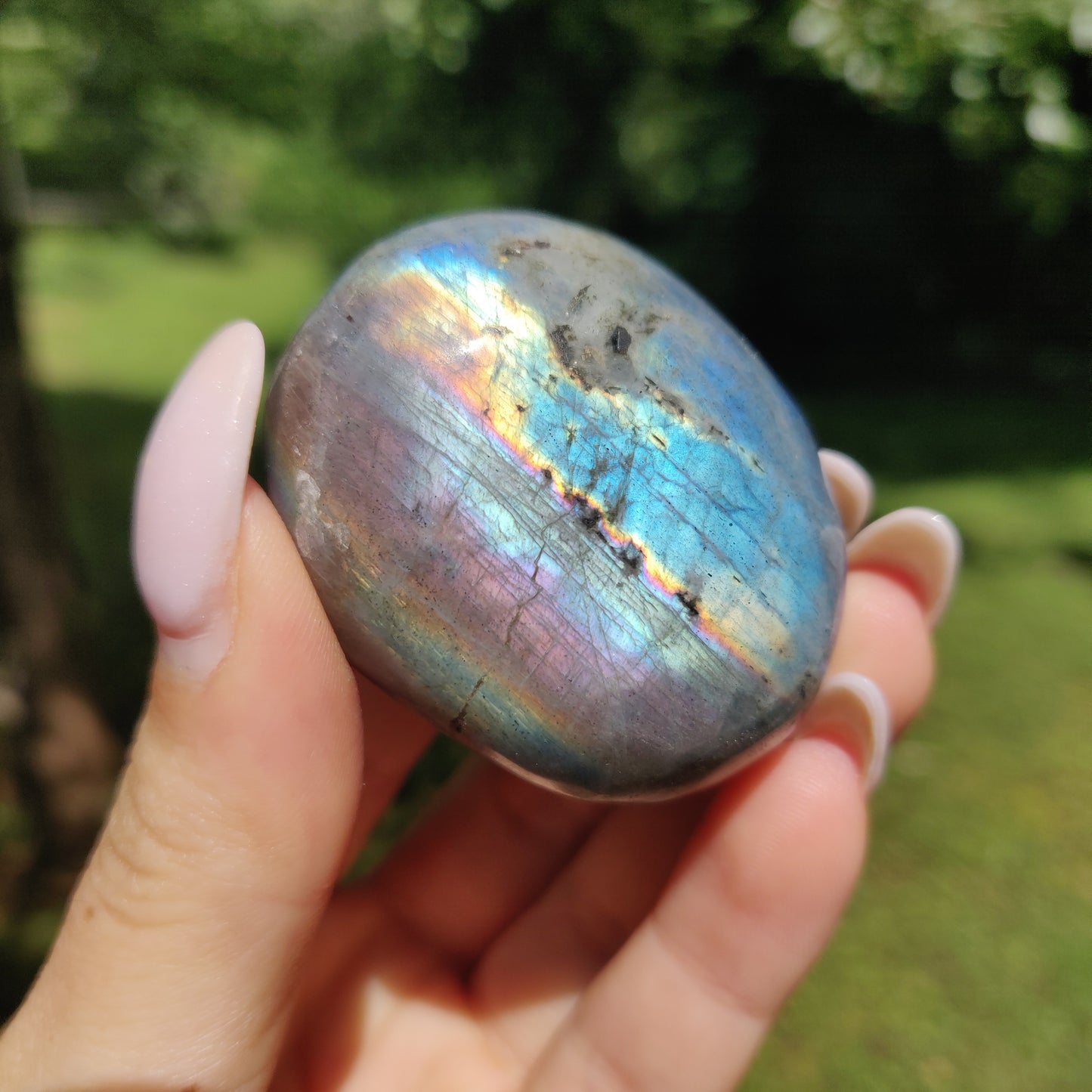 Labradorite Palm Stone (#51) - Simply Affinity